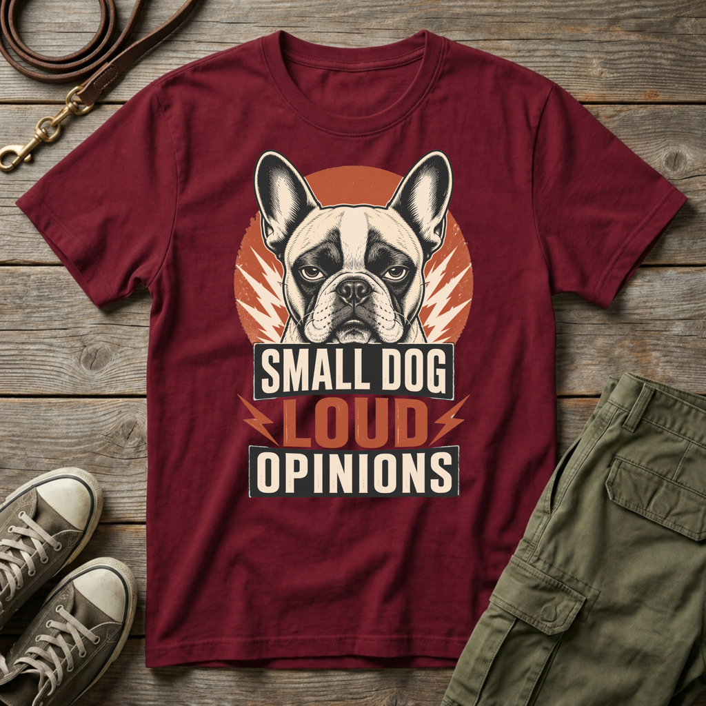 Frenchie Loud Opinions T-Shirt