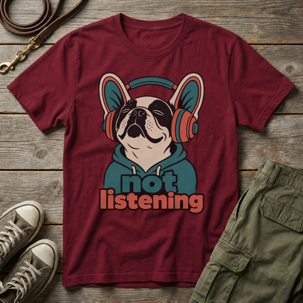 Frenchie Not Listening T-Shirt