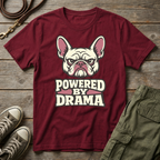Frenchie Powered By Drama T-Shirt