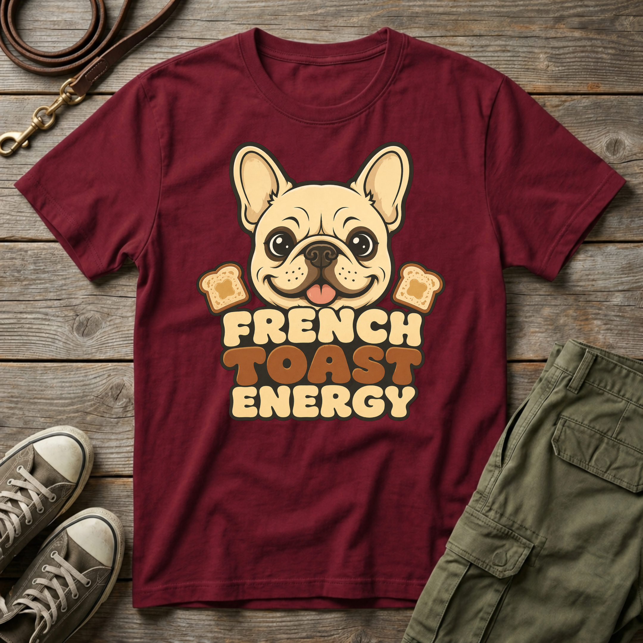 Frenchie French Toast T-Shirt