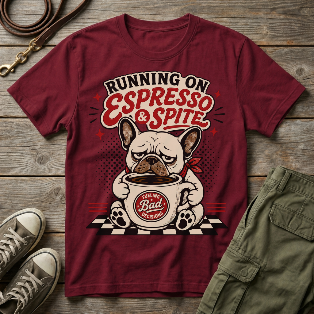 Frenchie Espress & Spite T-Shirt