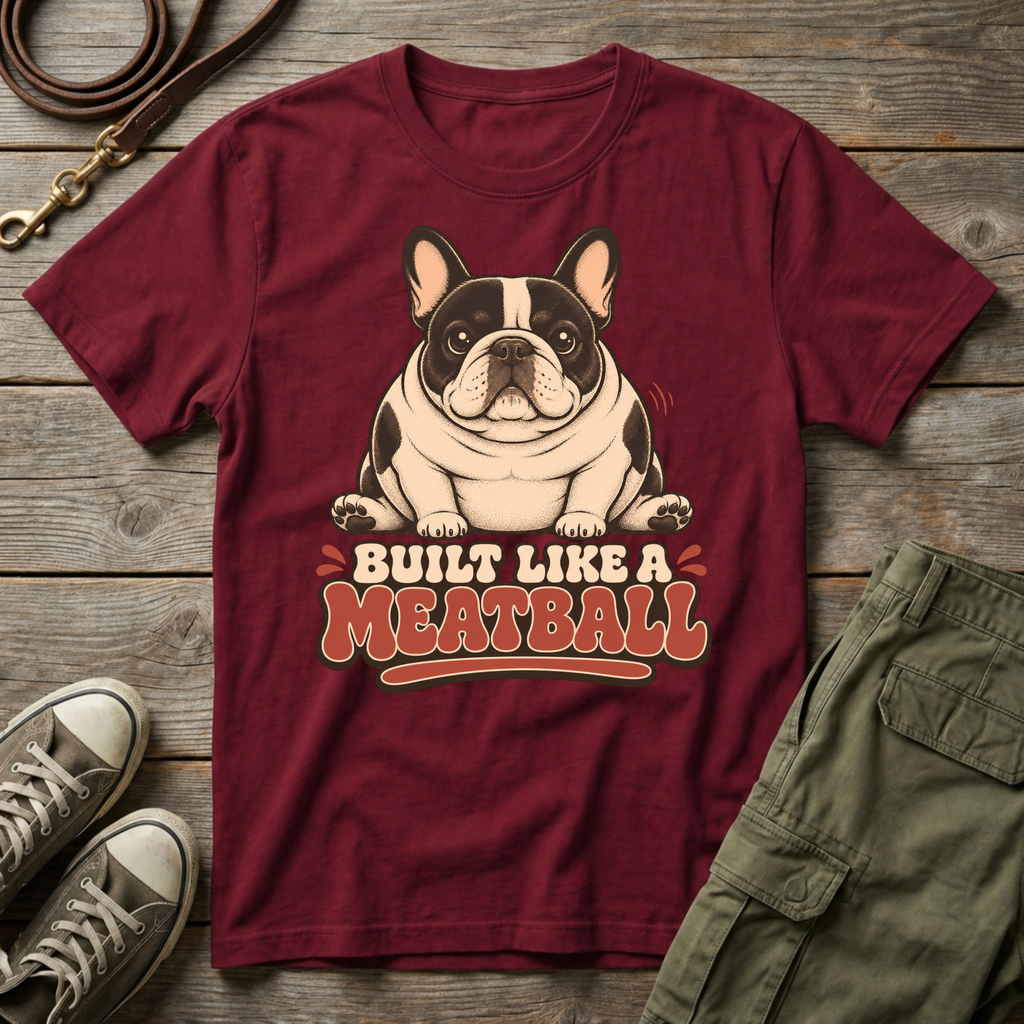 Frenchie Built Like A Meatball T-Shirt