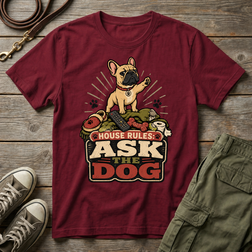 House Rules Ask The Dog T-Shirt