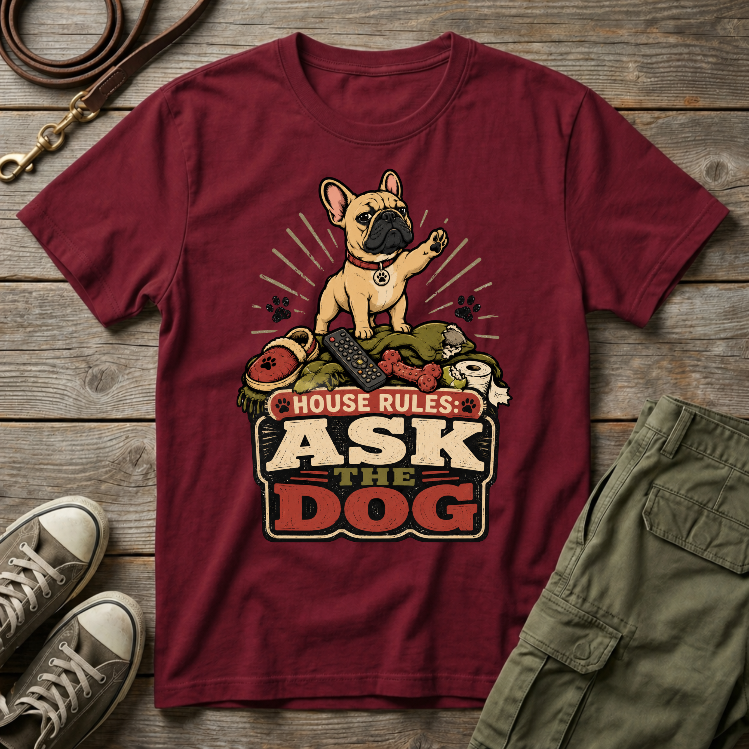 House Rules Ask The Dog T-Shirt