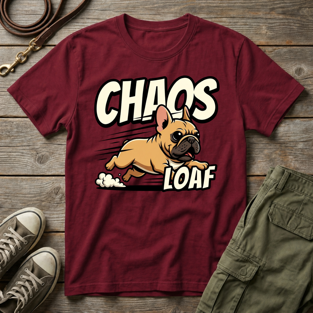 Frenchie Chaos Loaf T-Shirt