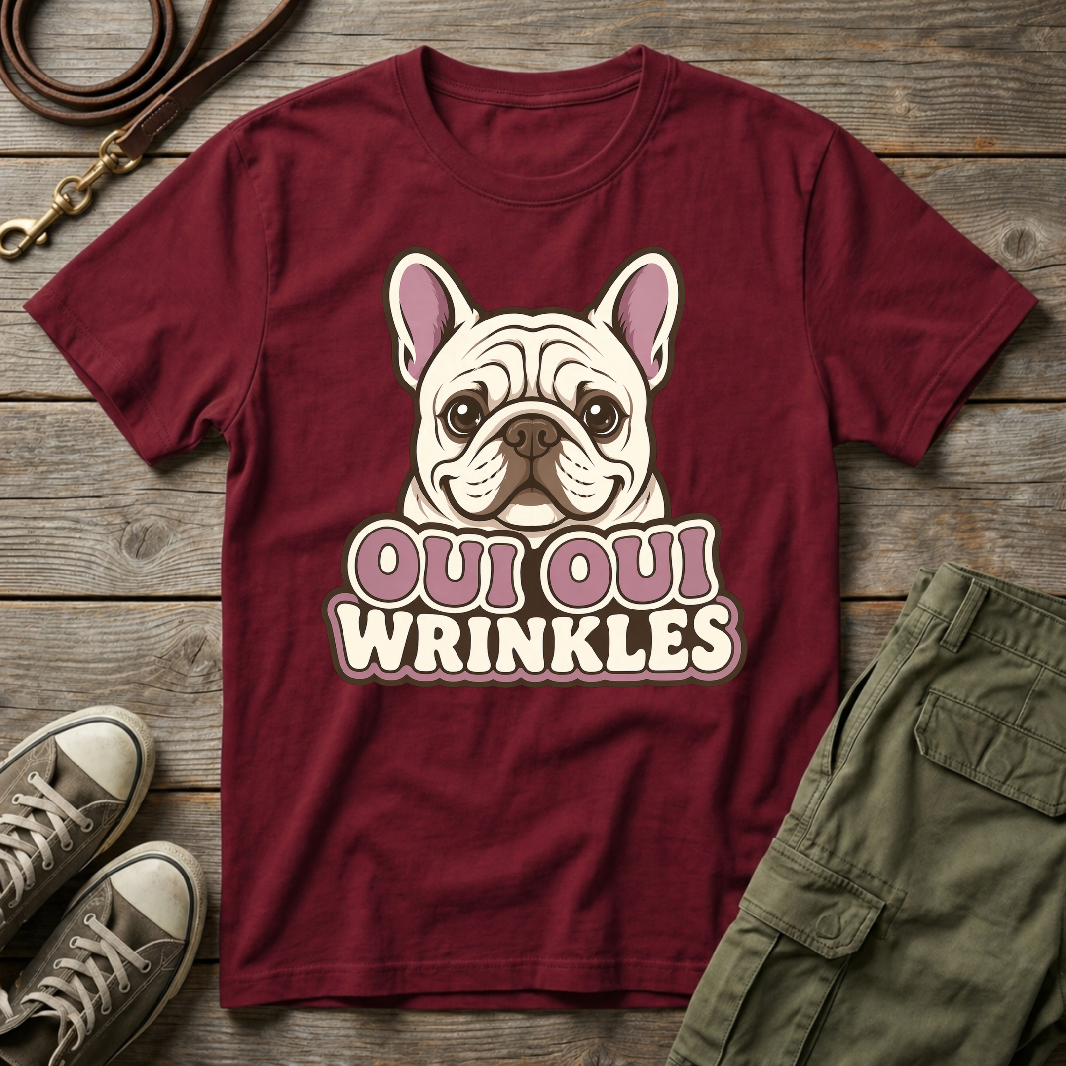 Frenchie Wrinkles T-Shirt