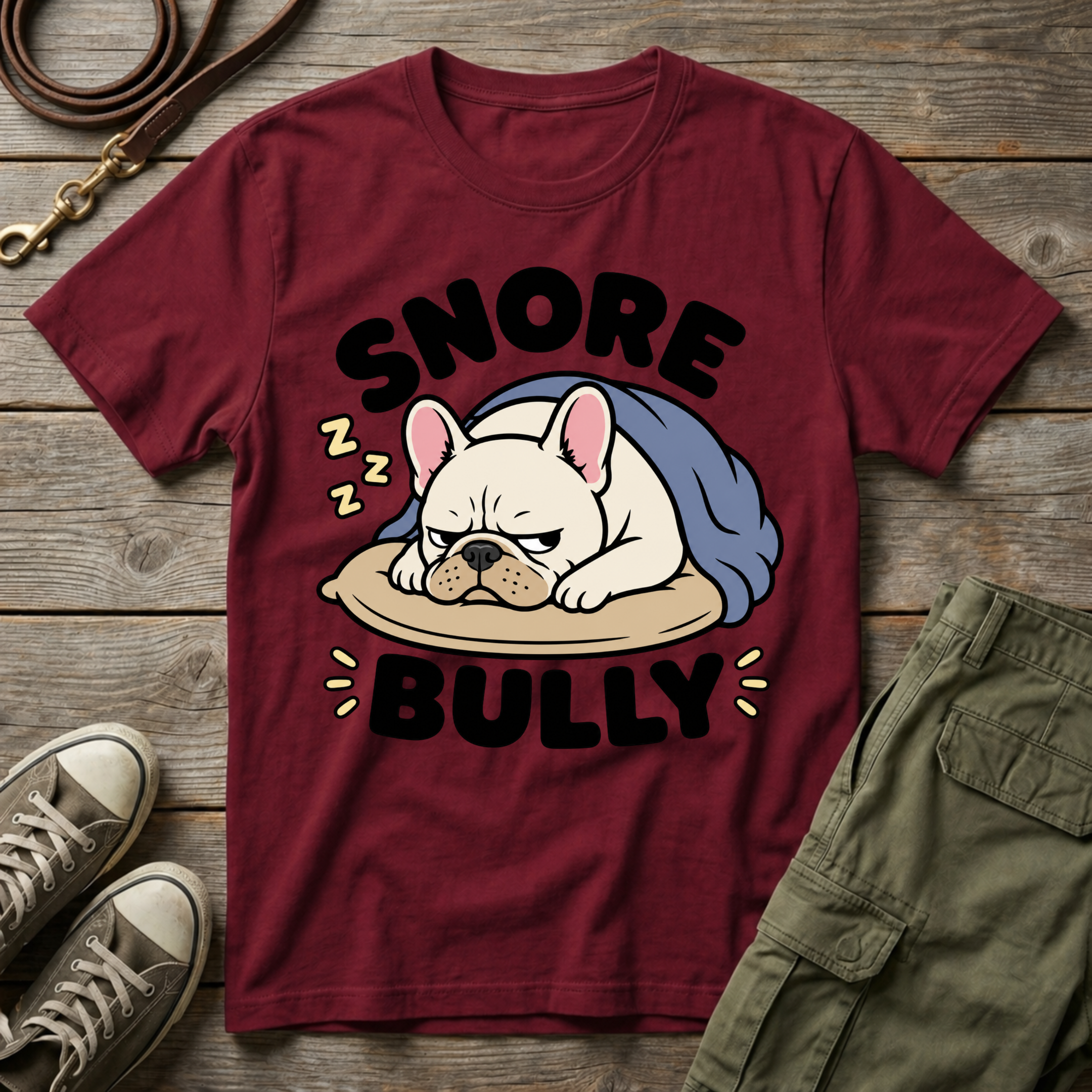 Frenchie Snore Bully T-Shirt