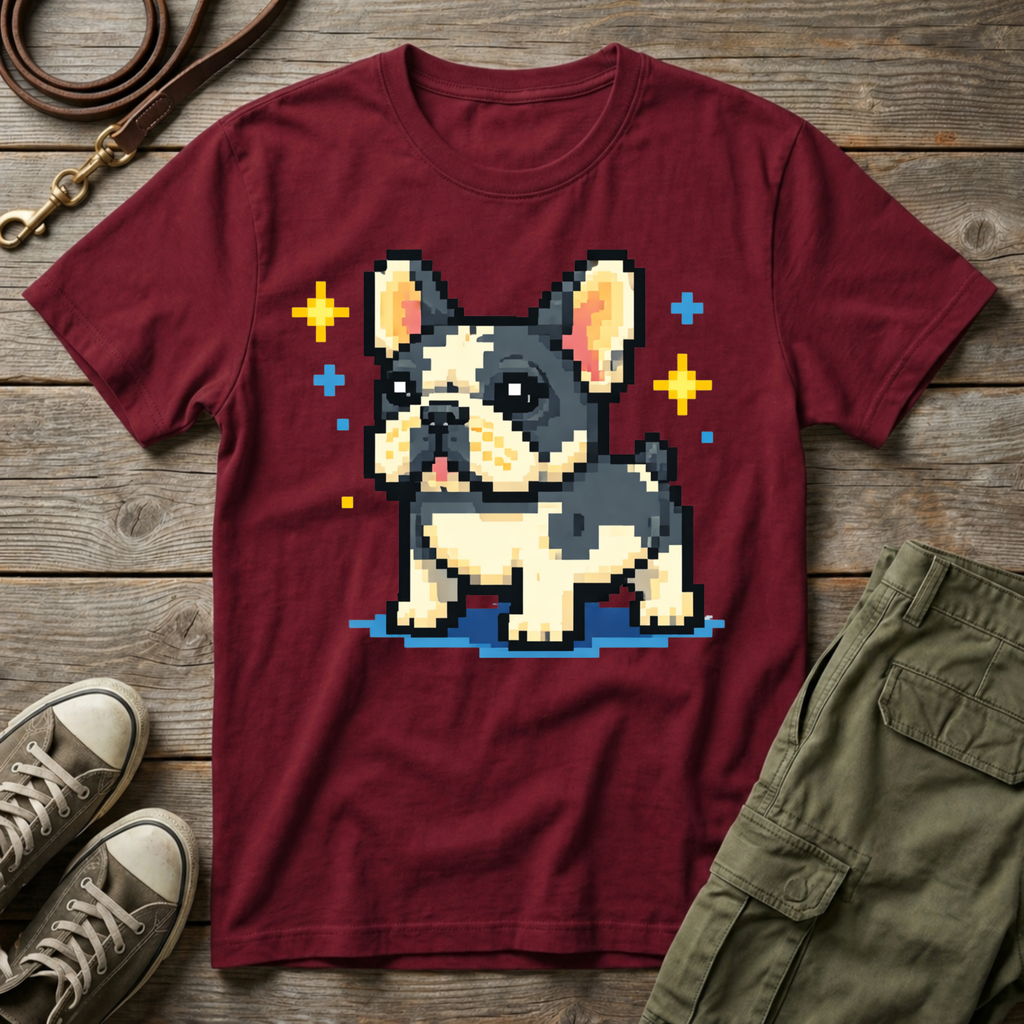 Pixelated Frenchie T-Shirt