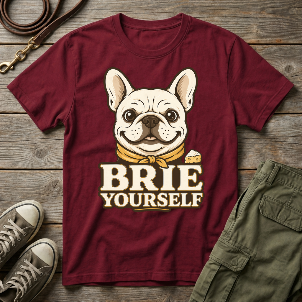 Frenchie Brie Yourself T-Shirt