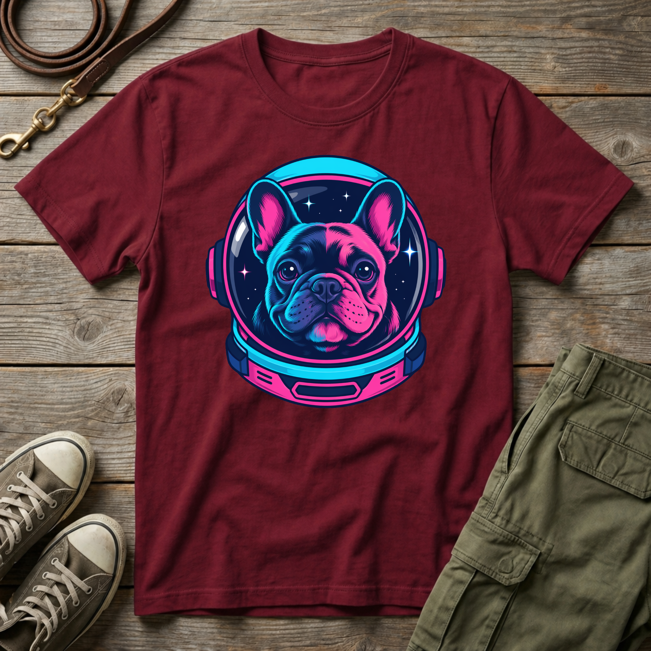 Space Frenchie T-Shirt