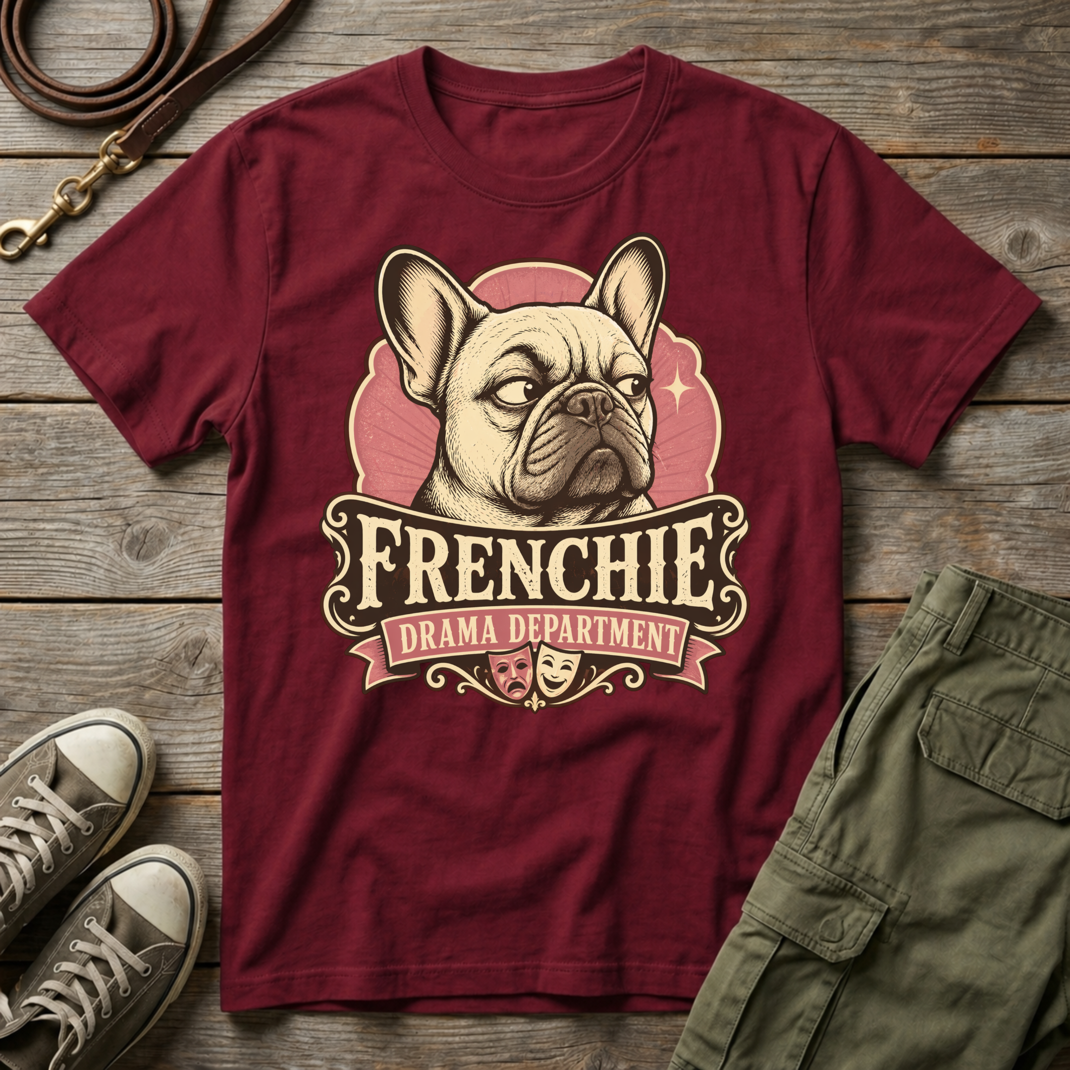 Frenchie Drama Department T-Shirt