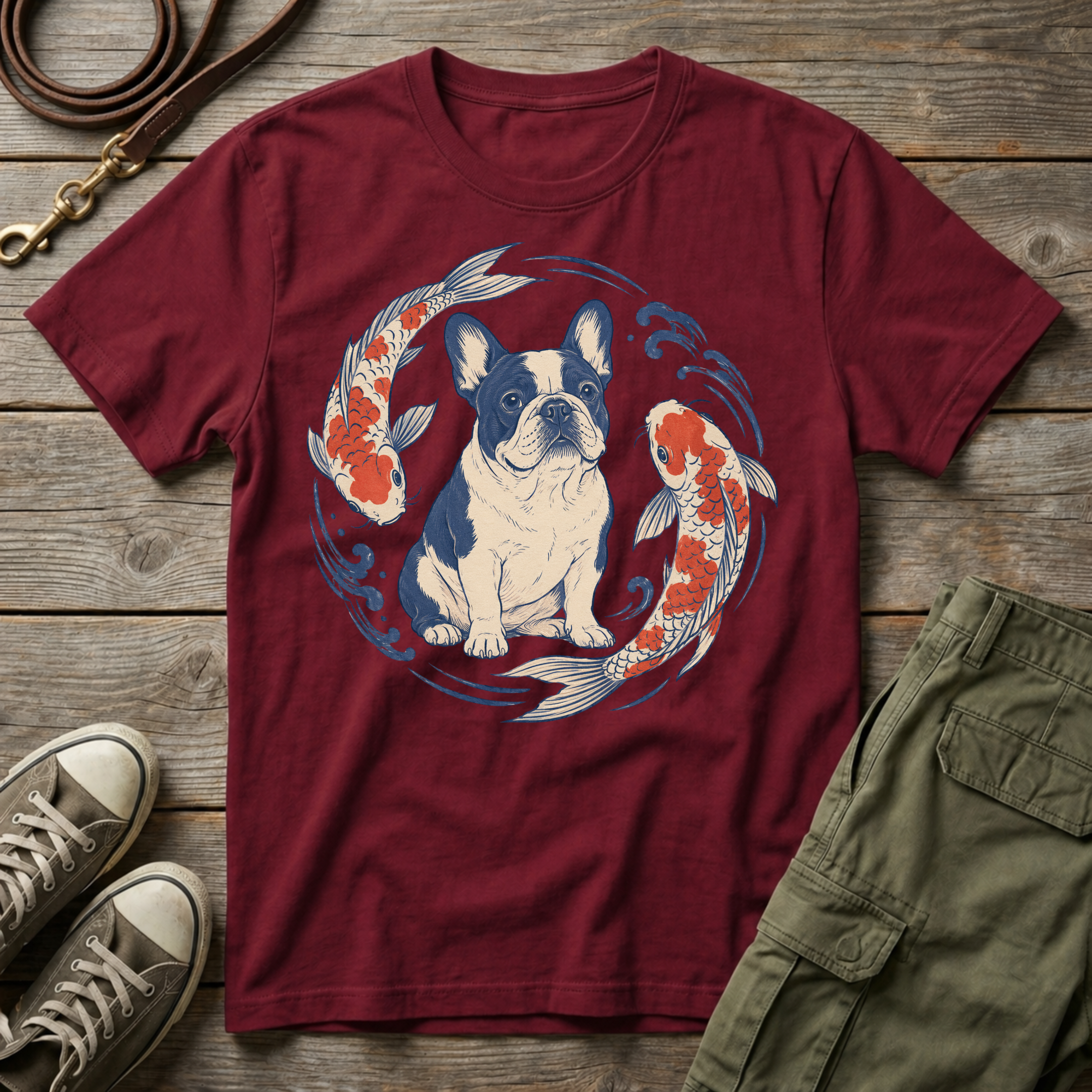 Koi Frenchie T-Shirt