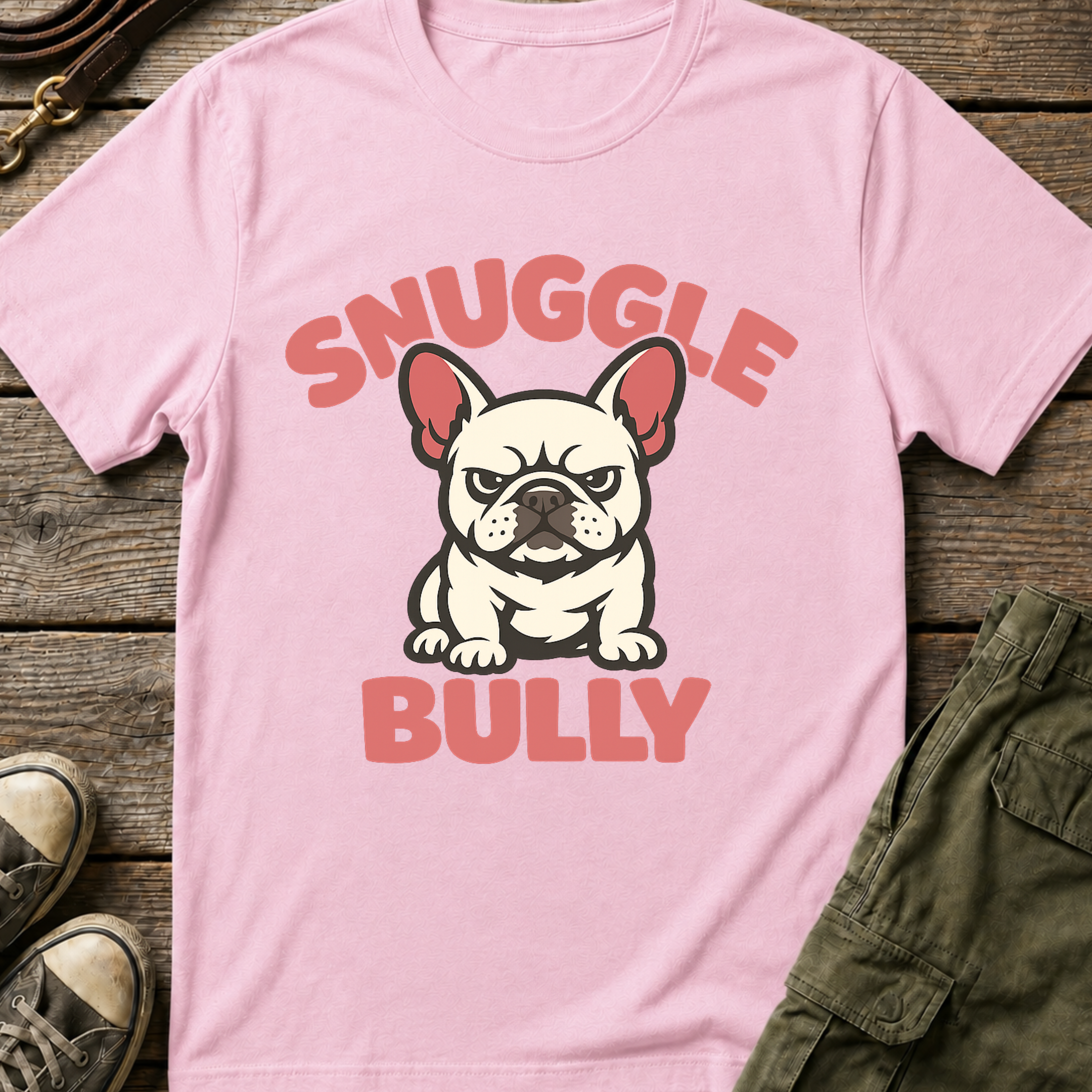 Snuggle Bully Frenchie T-Shirt
