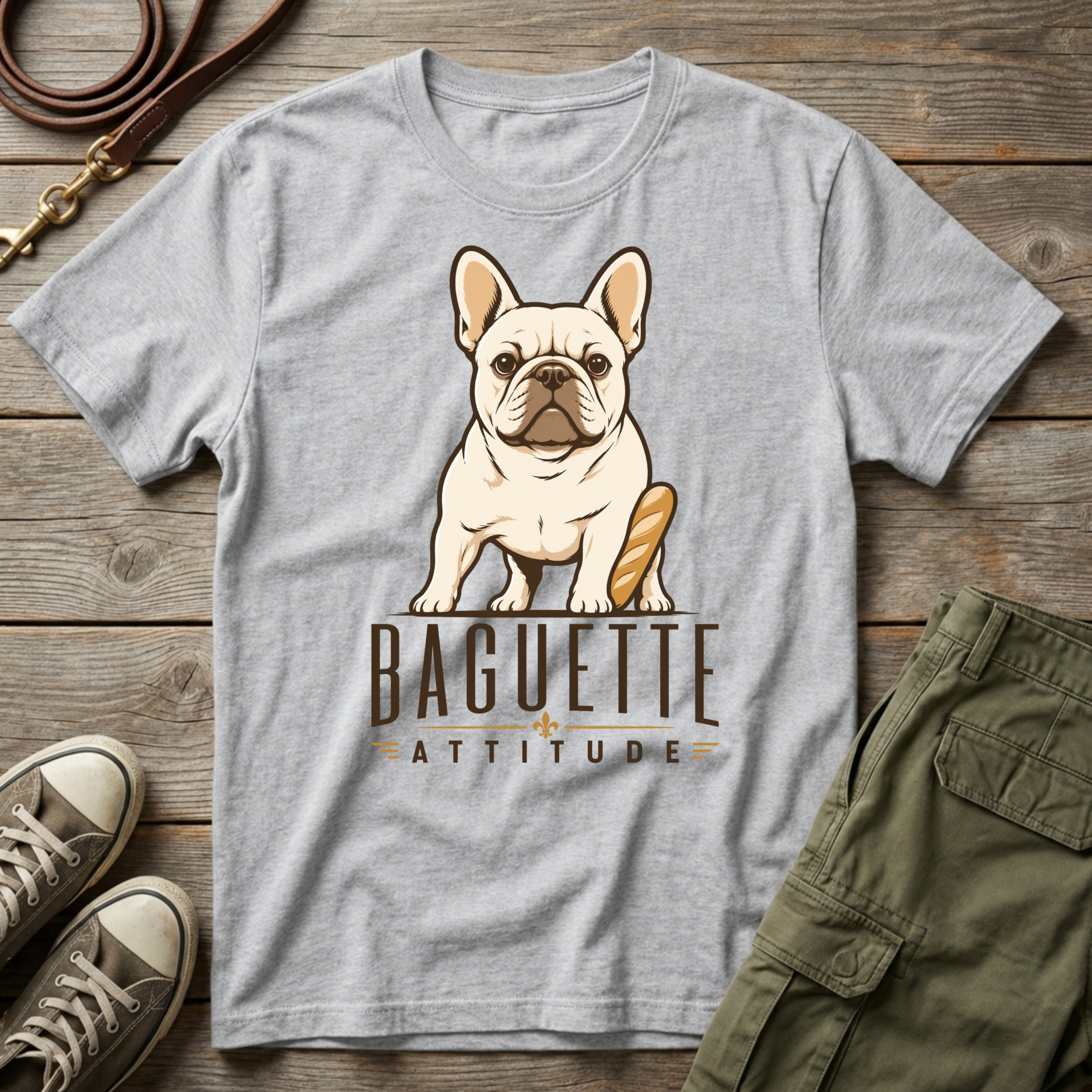 Baguette Frenchie T-Shirt