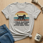I Fold Clothes One Active Sock Thief T-Shirt