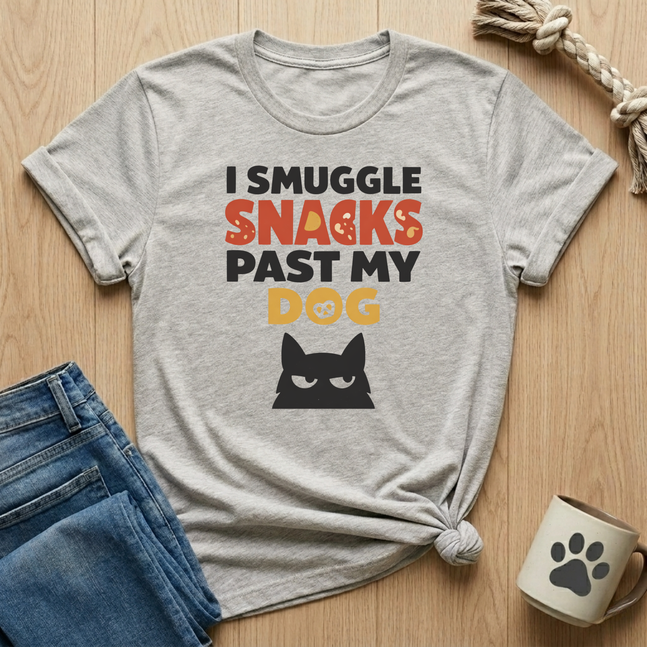 I Smuggle Snacks Past My Dog T-Shirt