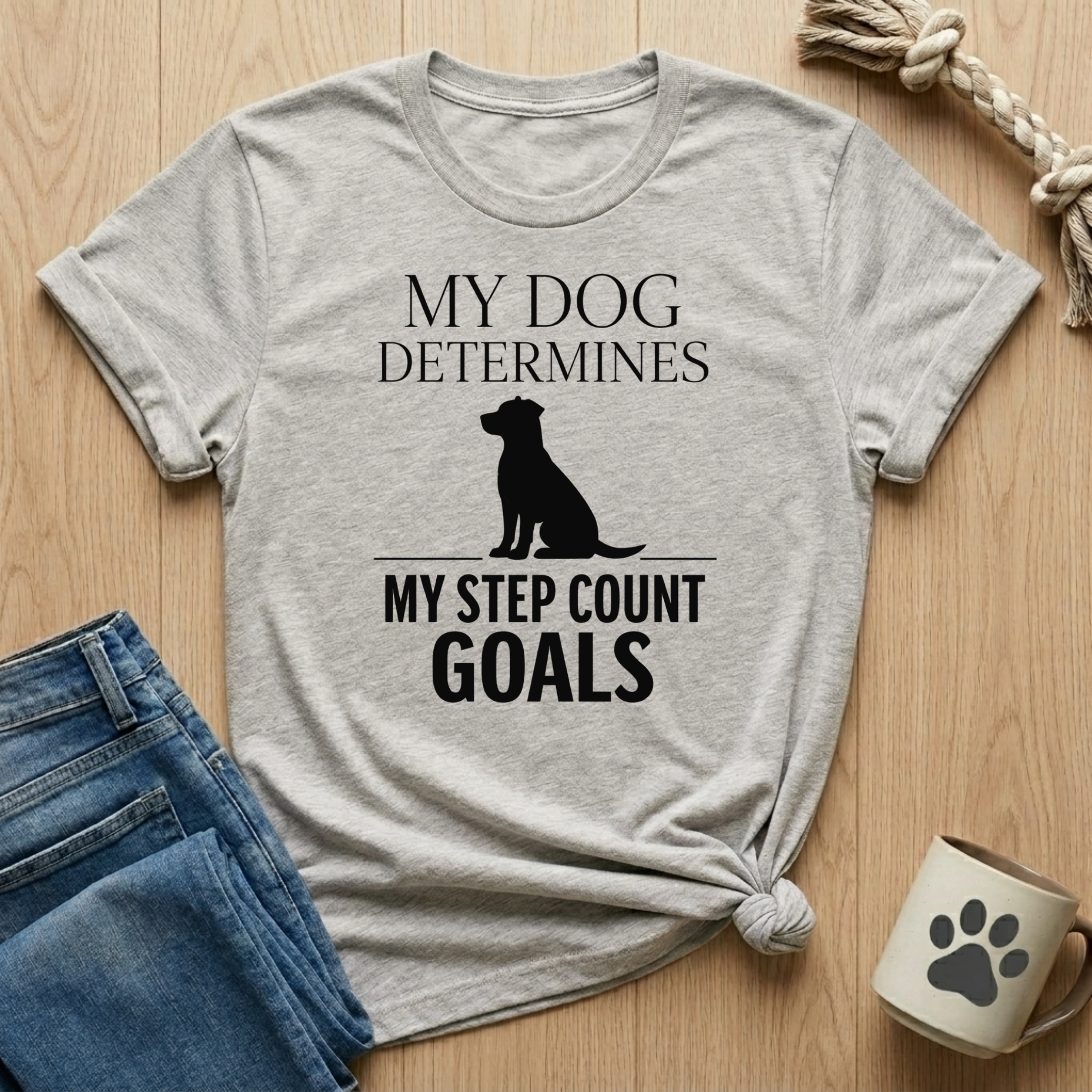My Dog Determines My Step Count Goal T-Shirt