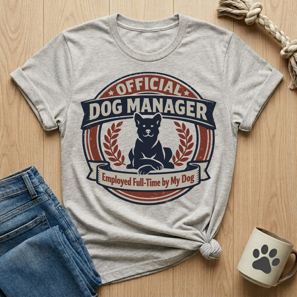 Official Dog Manager T-Shirt