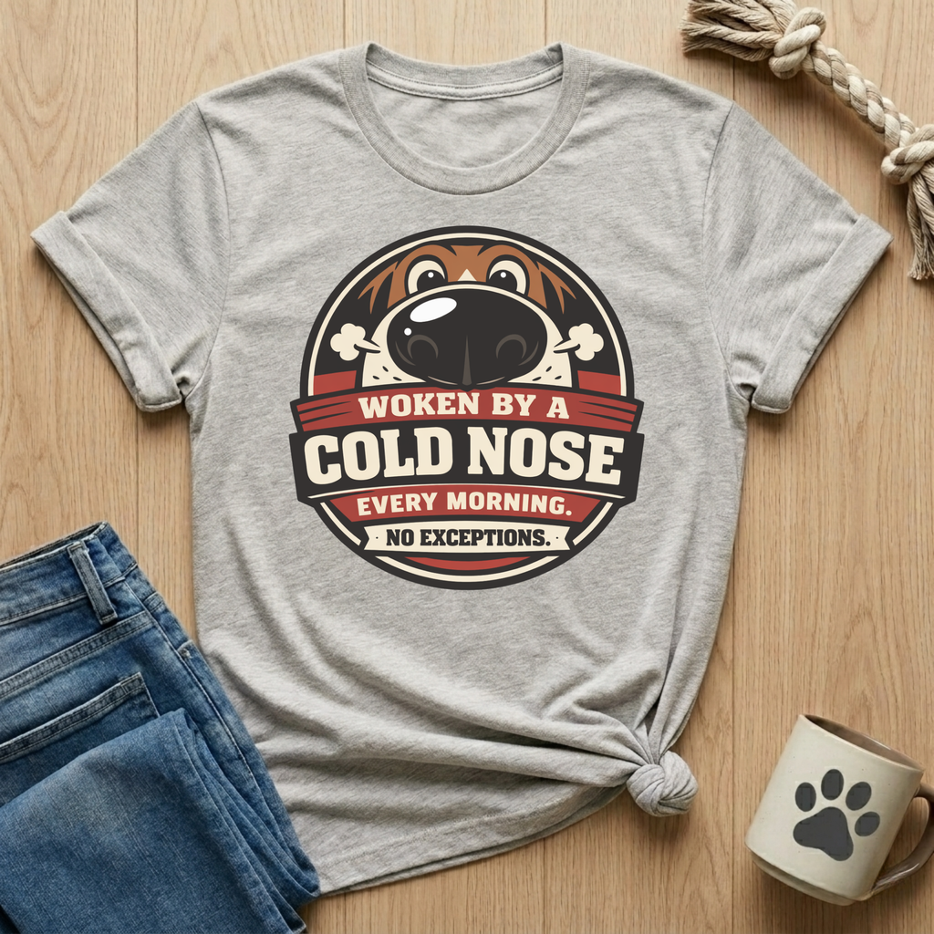 Woken By A Cold Nose T-Shirt