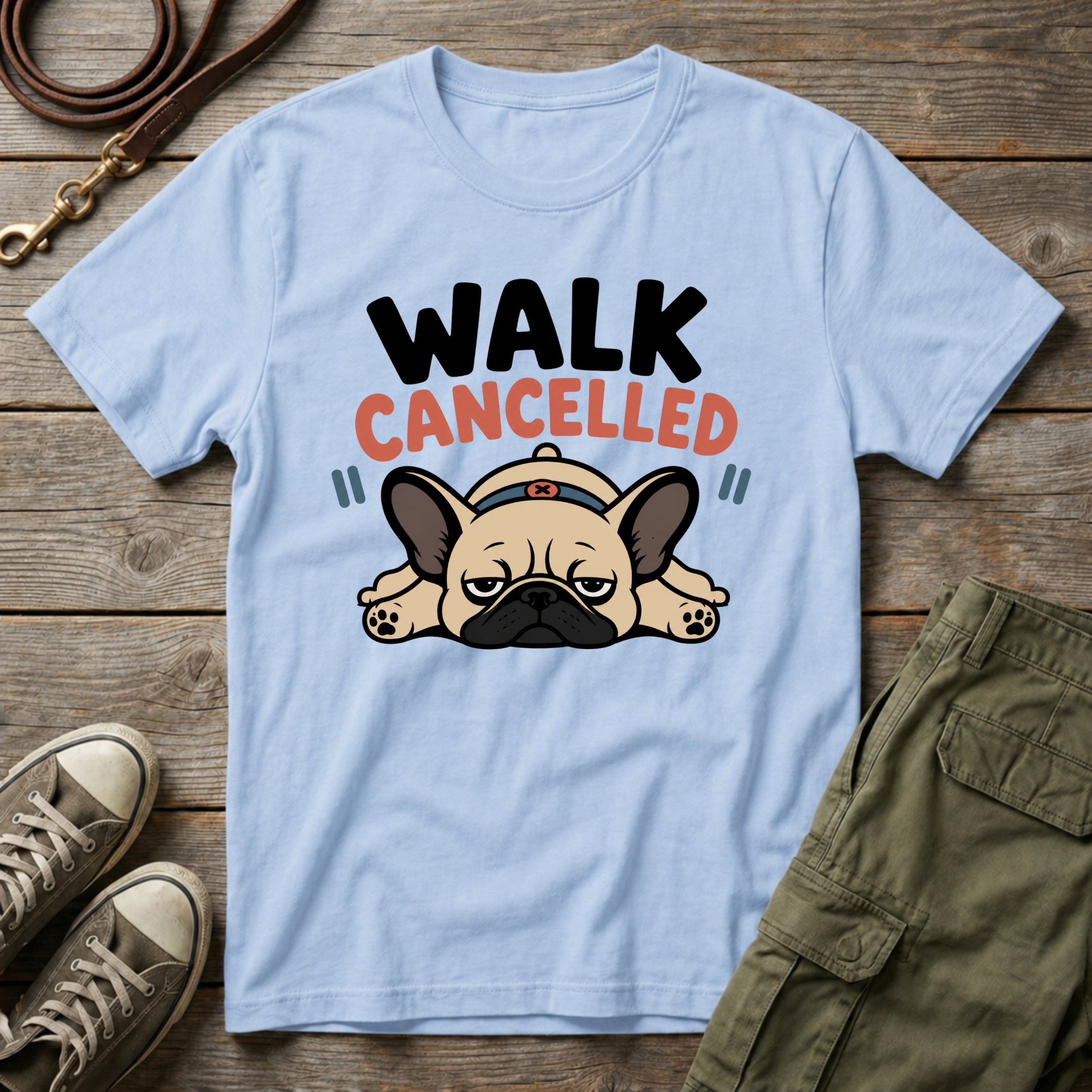 Frenchie Walk Cancelled T-Shirt