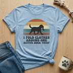 I Fold Clothes One Active Sock Thief T-Shirt