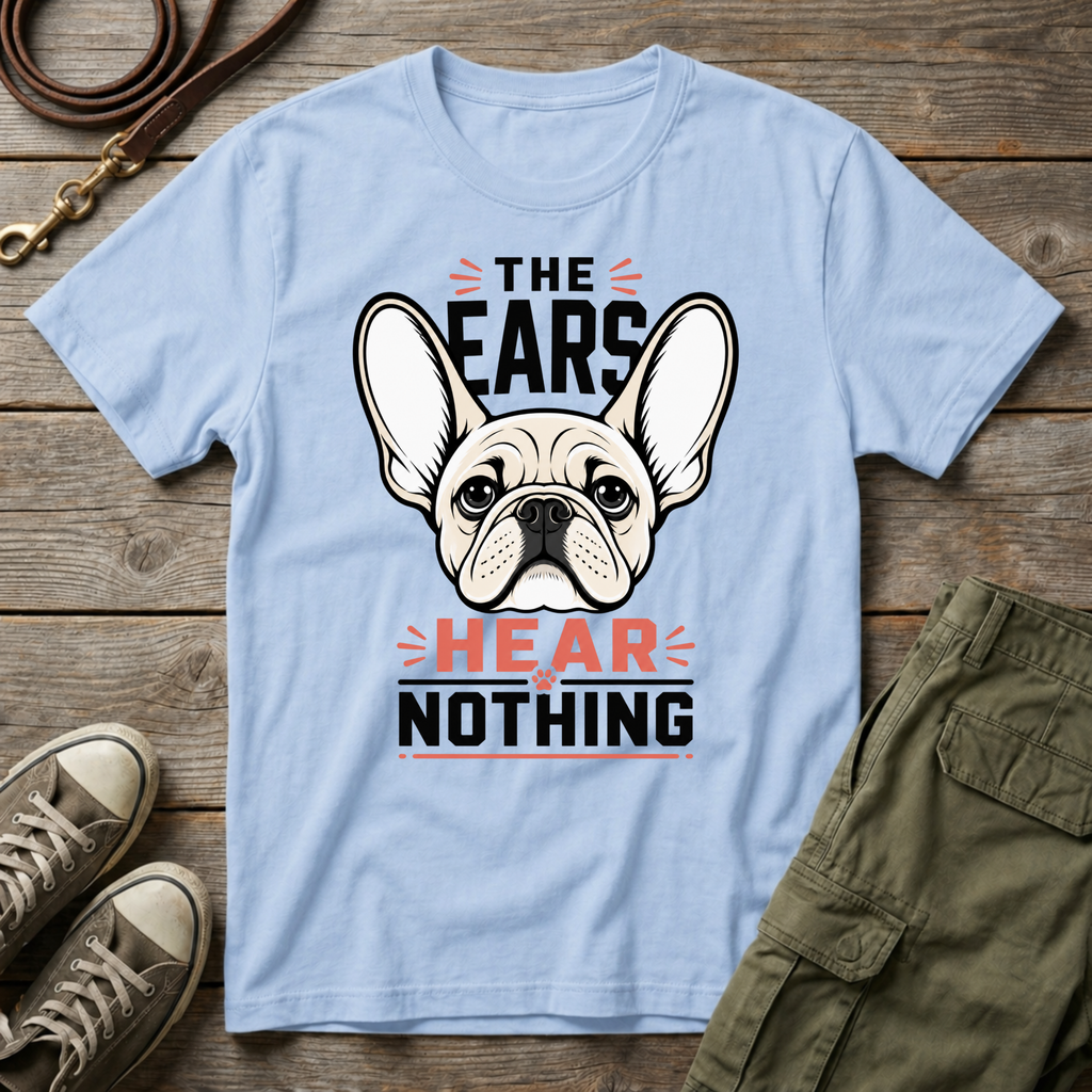 Frenchie Hear Nothing T-Shirt