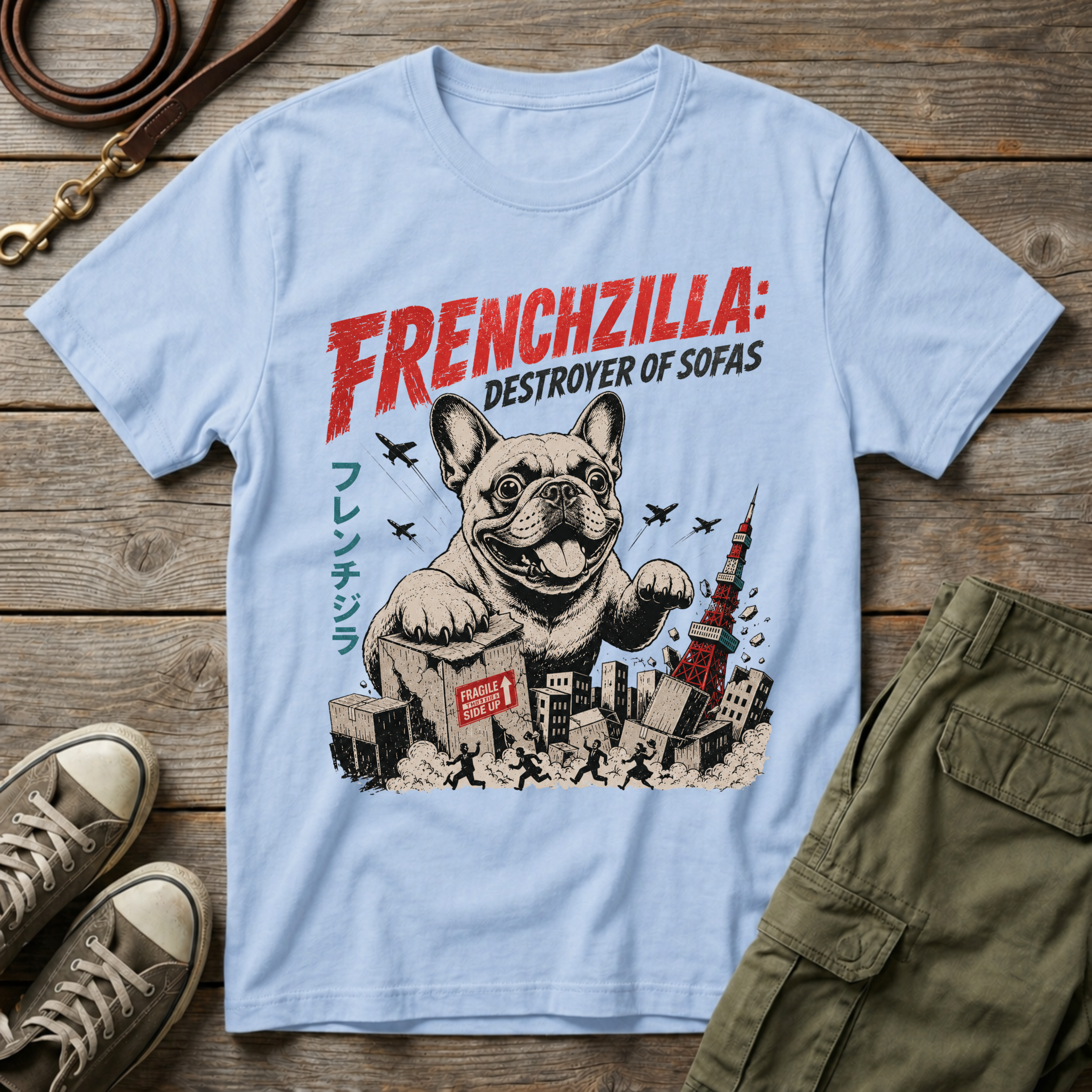 Frenchie Frenchzilla T-Shirt