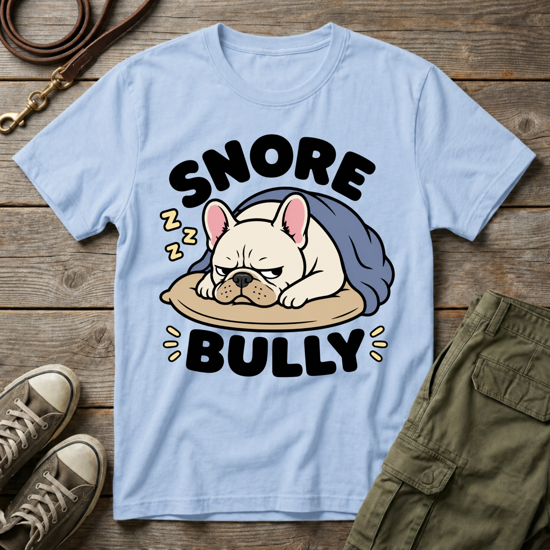 Frenchie Snore Bully T-Shirt