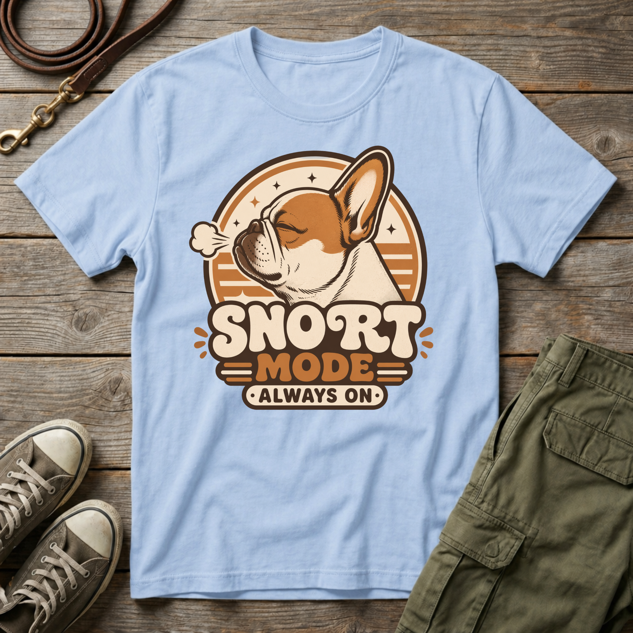 Frenchie Snort Mode T-Shirt