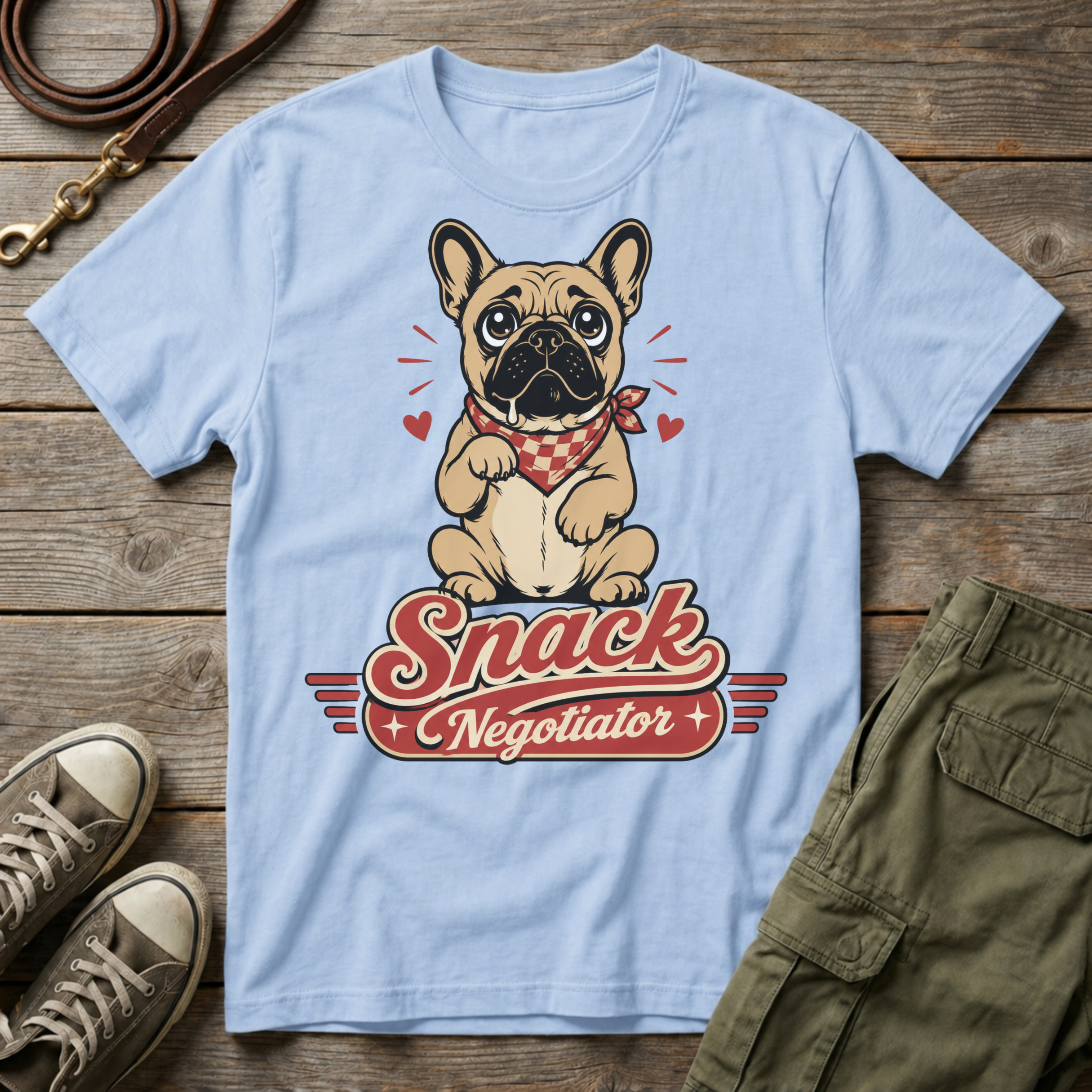 Frenchie Snack Negotiator T-Shirt