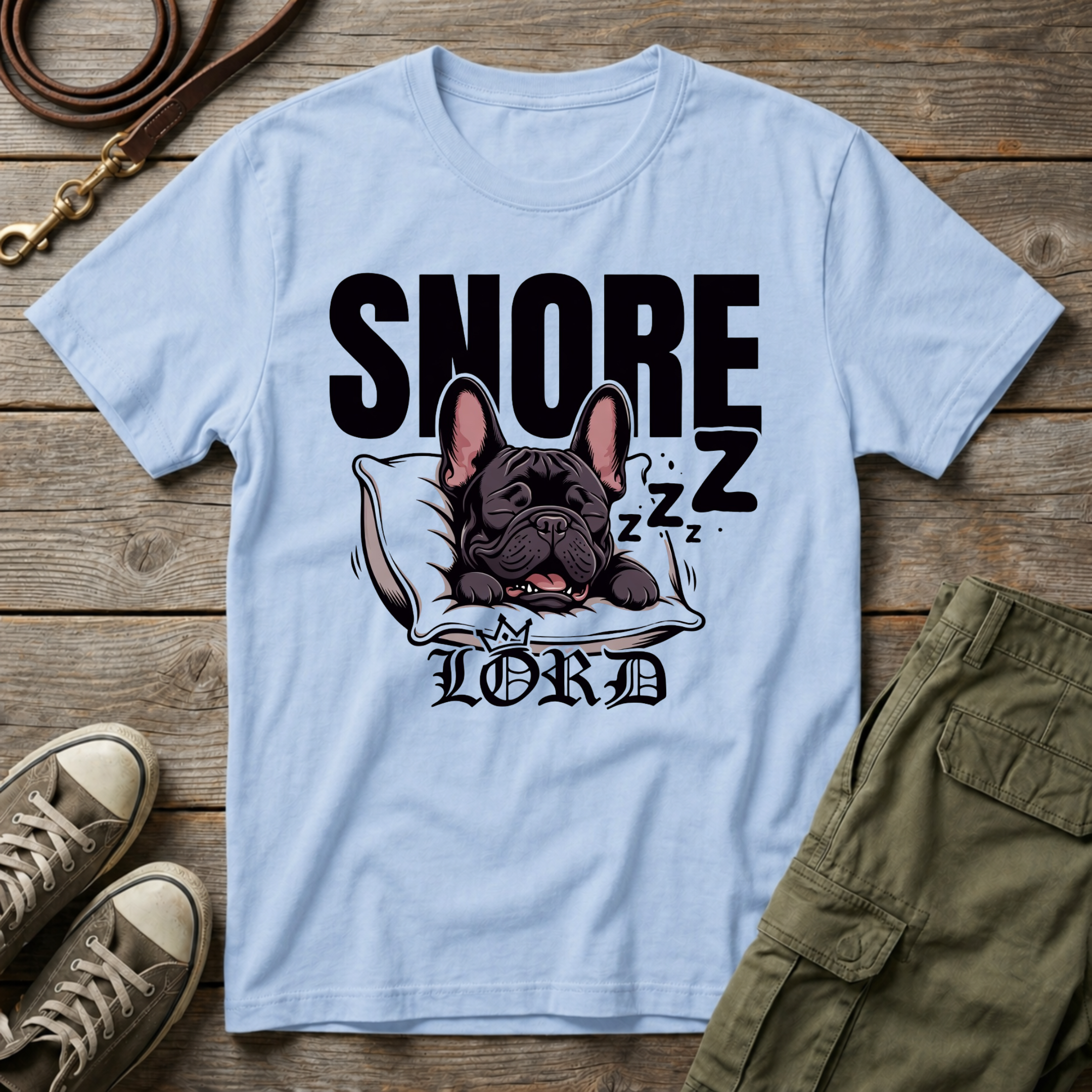 Frenchie Snore Lord T-Shirt