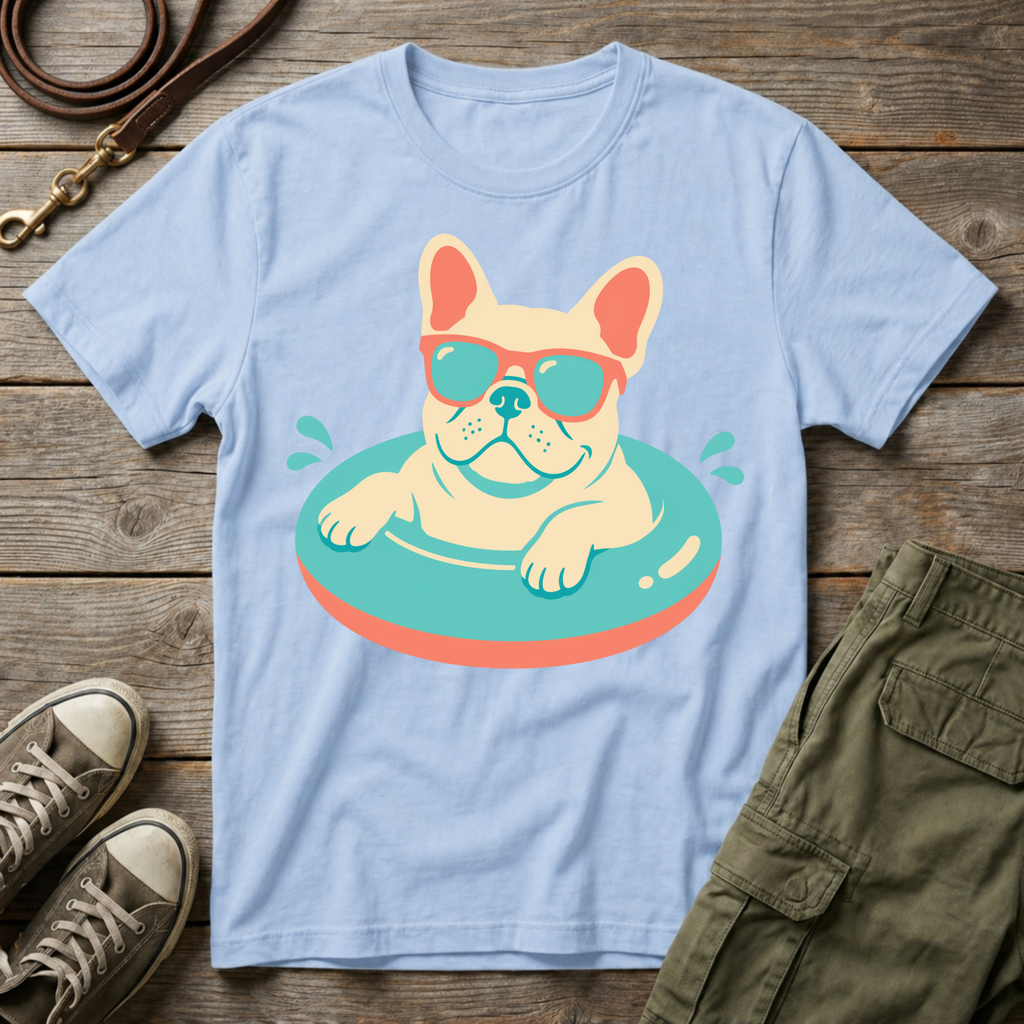 Frenchie Floatie T-Shirt
