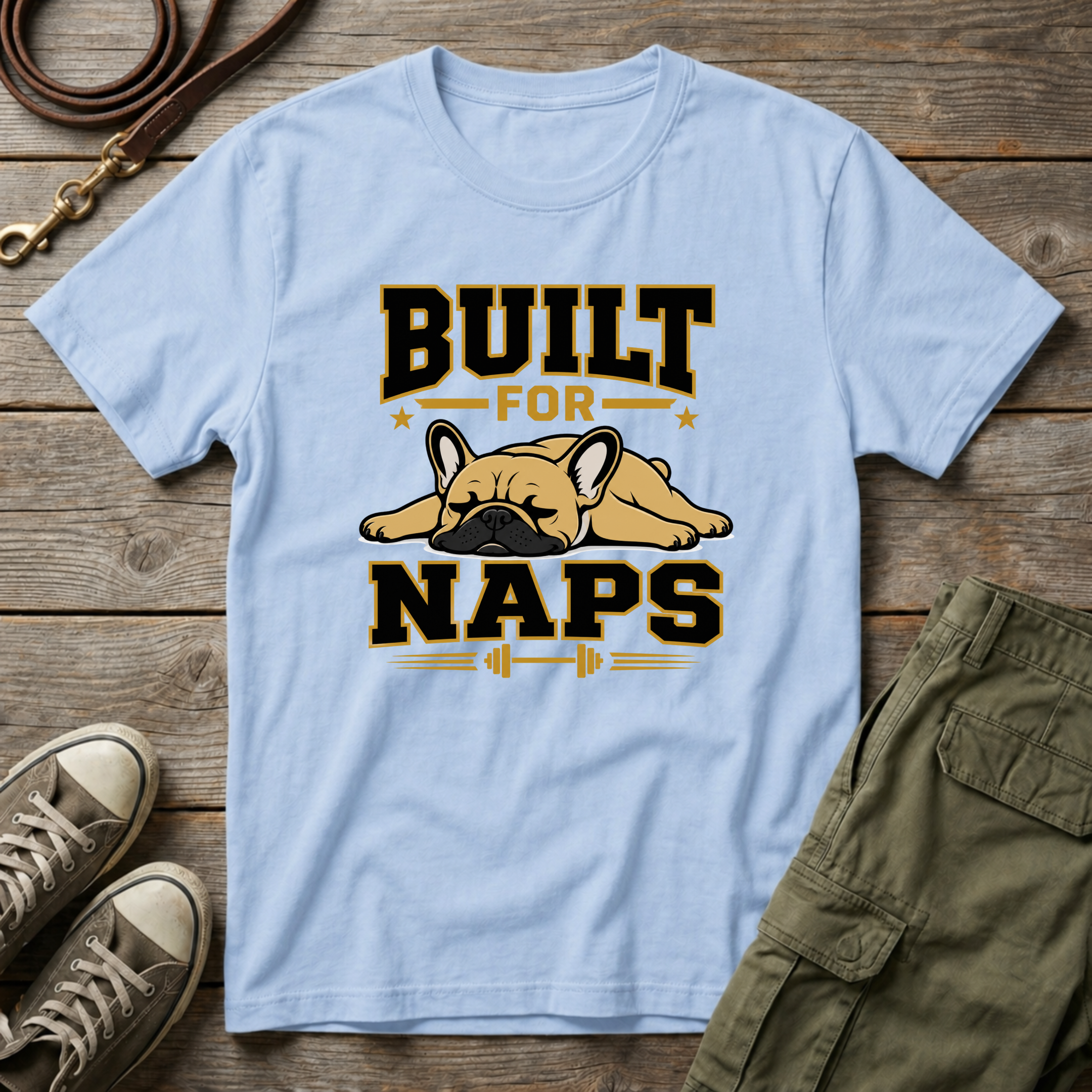 Frenchie Built For Naps T-Shirt