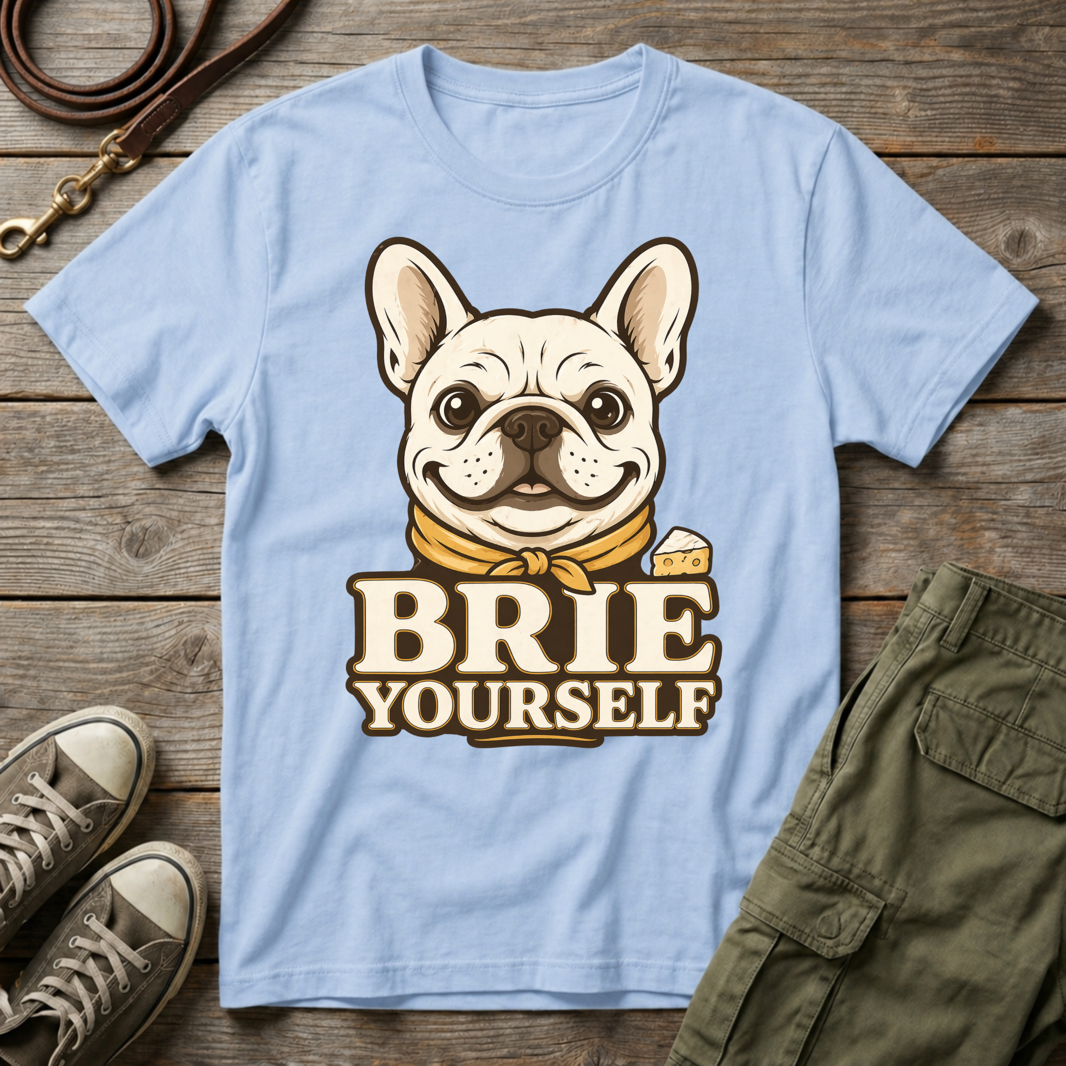 Frenchie Brie Yourself T-Shirt