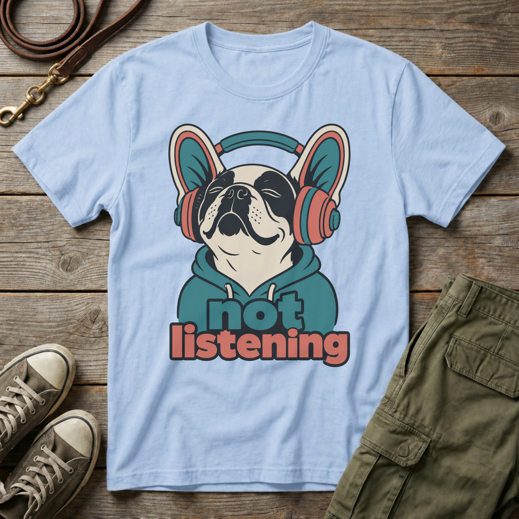 Frenchie Not Listening T-Shirt