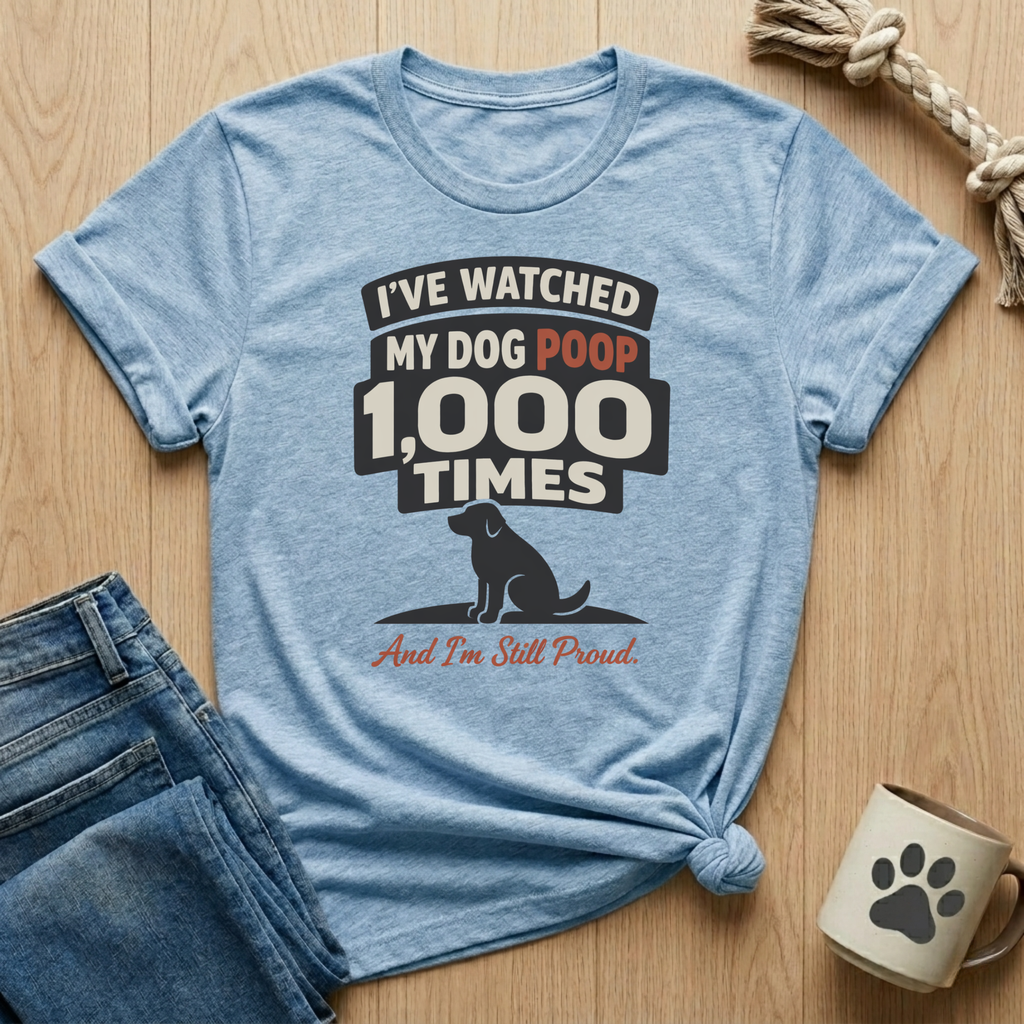 I Watched Dog Poop 1000x  T-Shirt