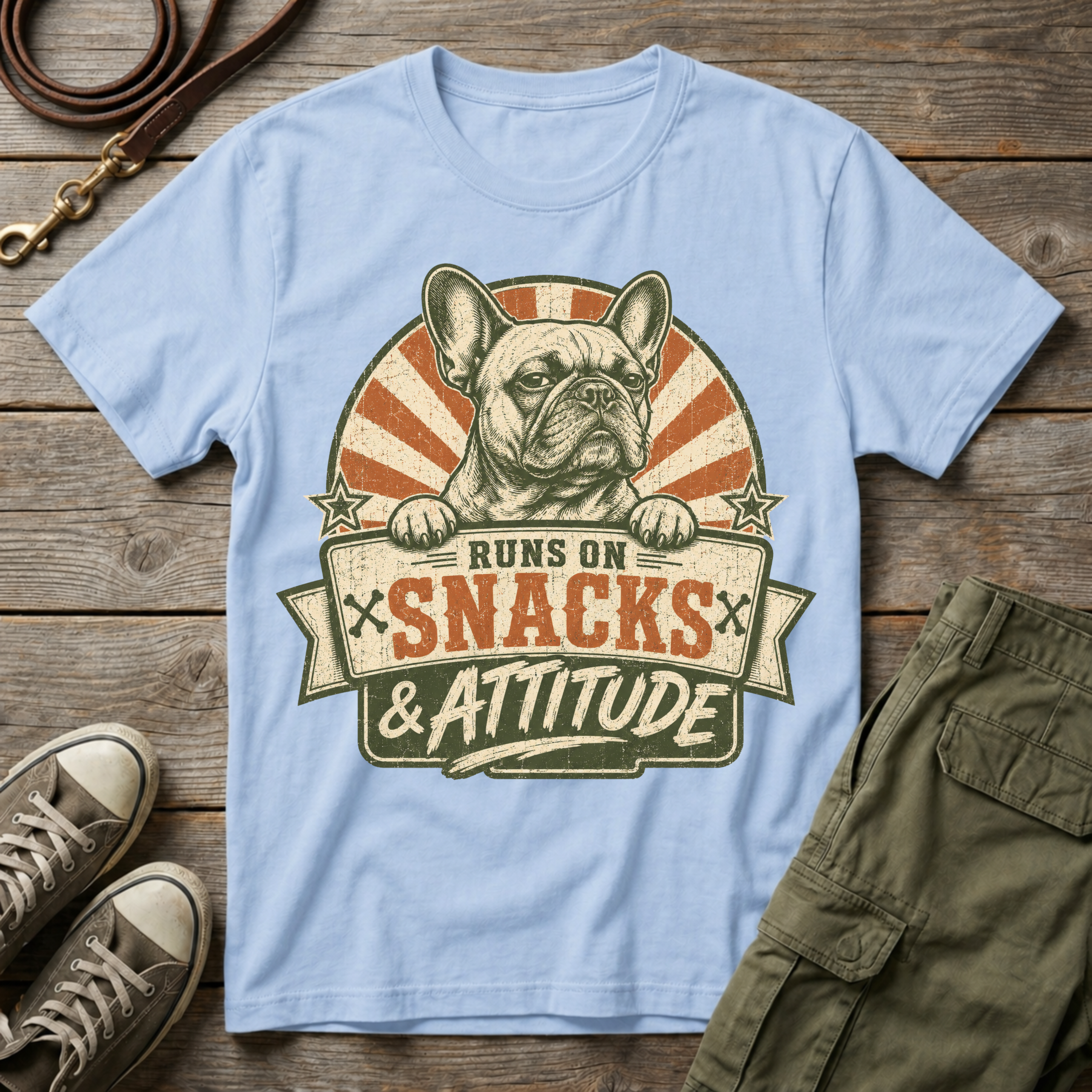 Runs on Snacks and Attitude T-Shirt