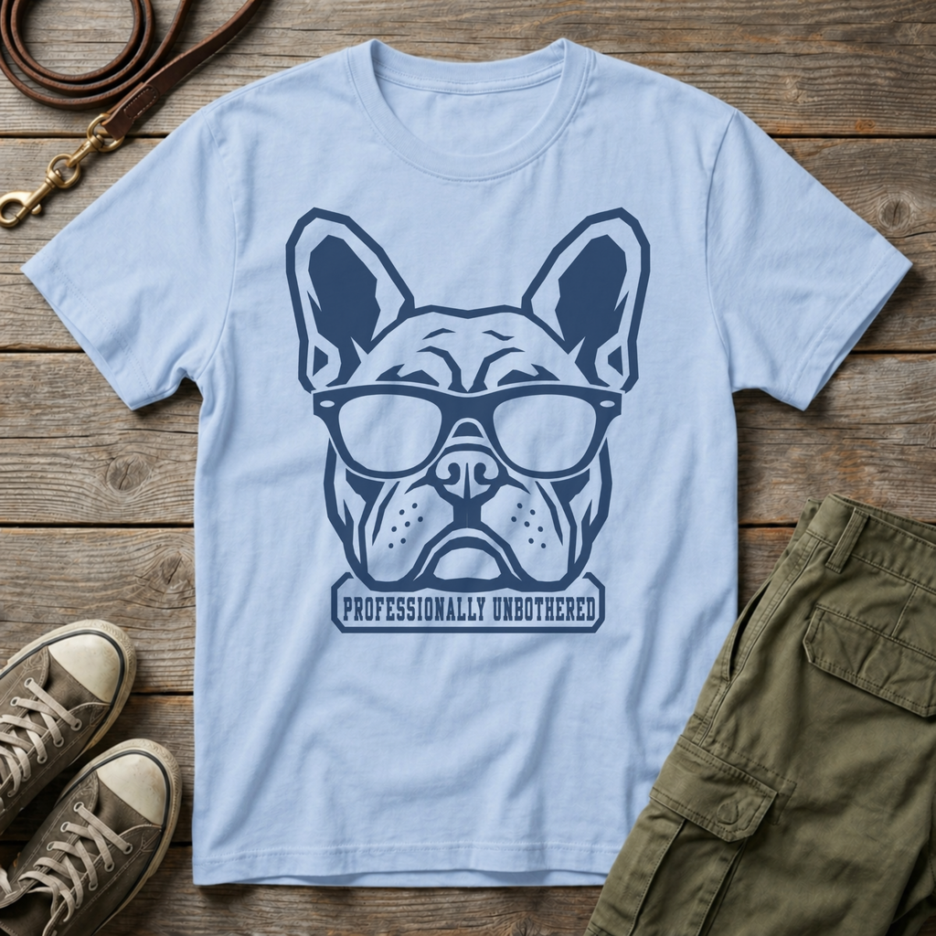 Frenchie Professionally Unbothered T-Shirt