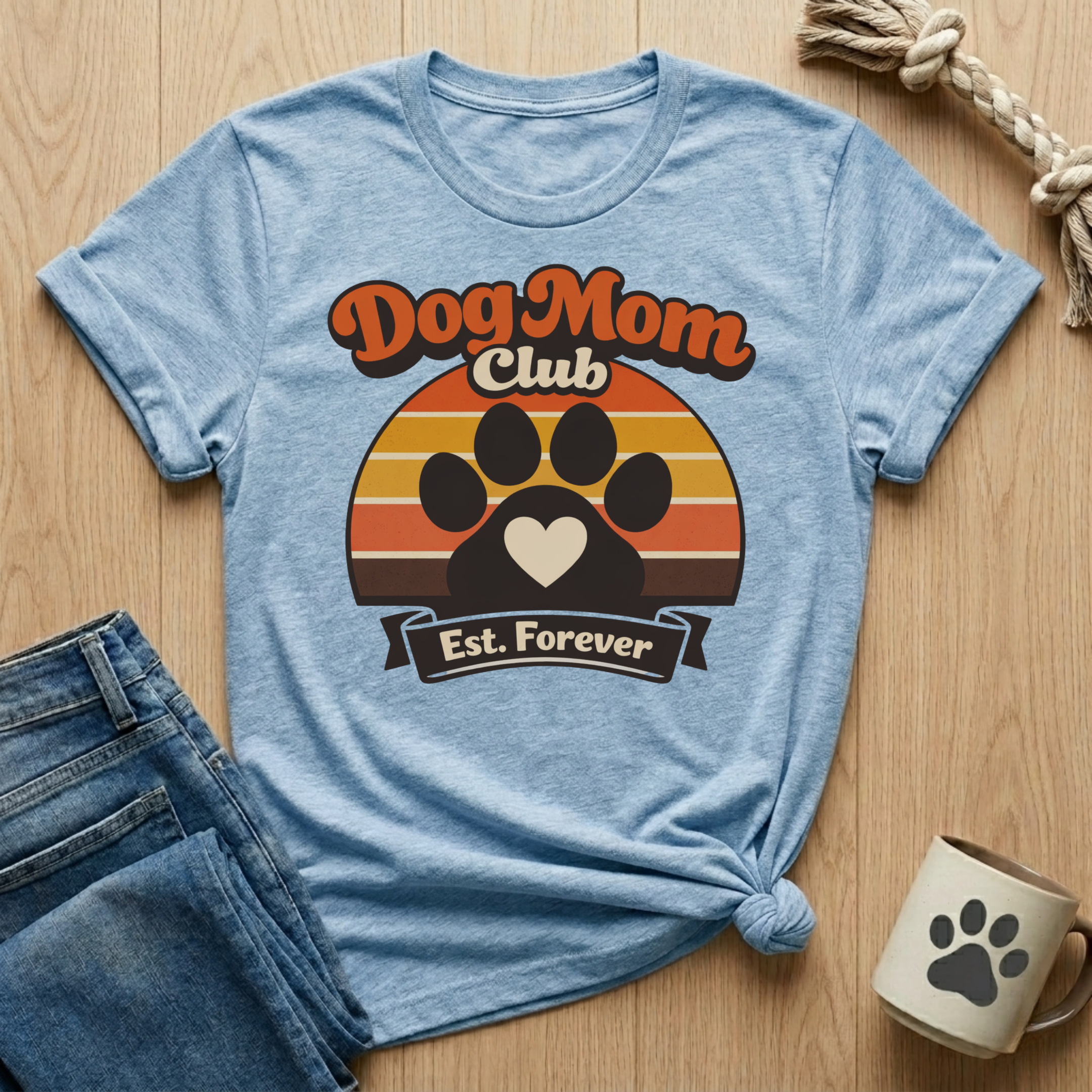 Dog Mom Club Est. Forever T-Shirt
