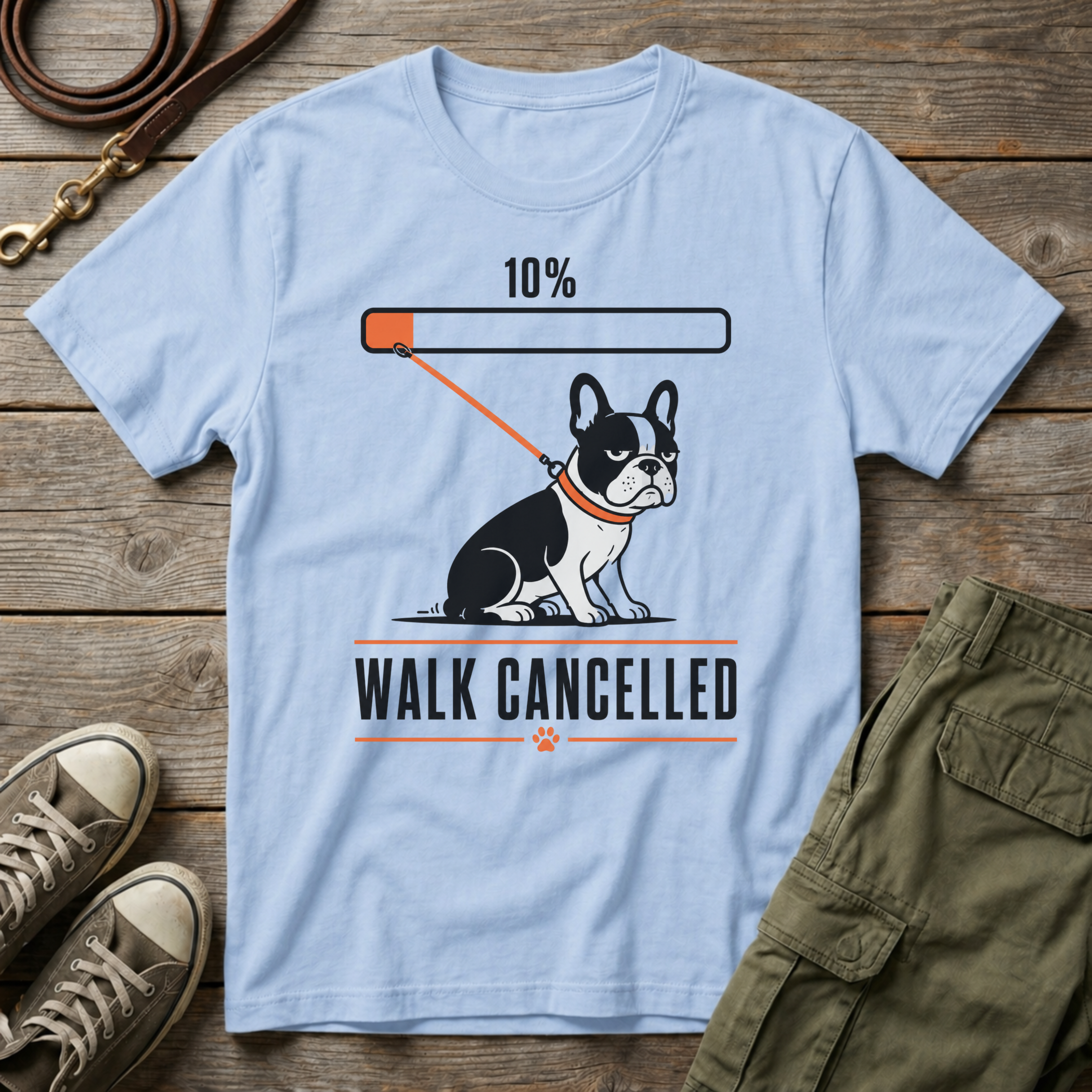Frenchie Walk Cancelled T-Shirt