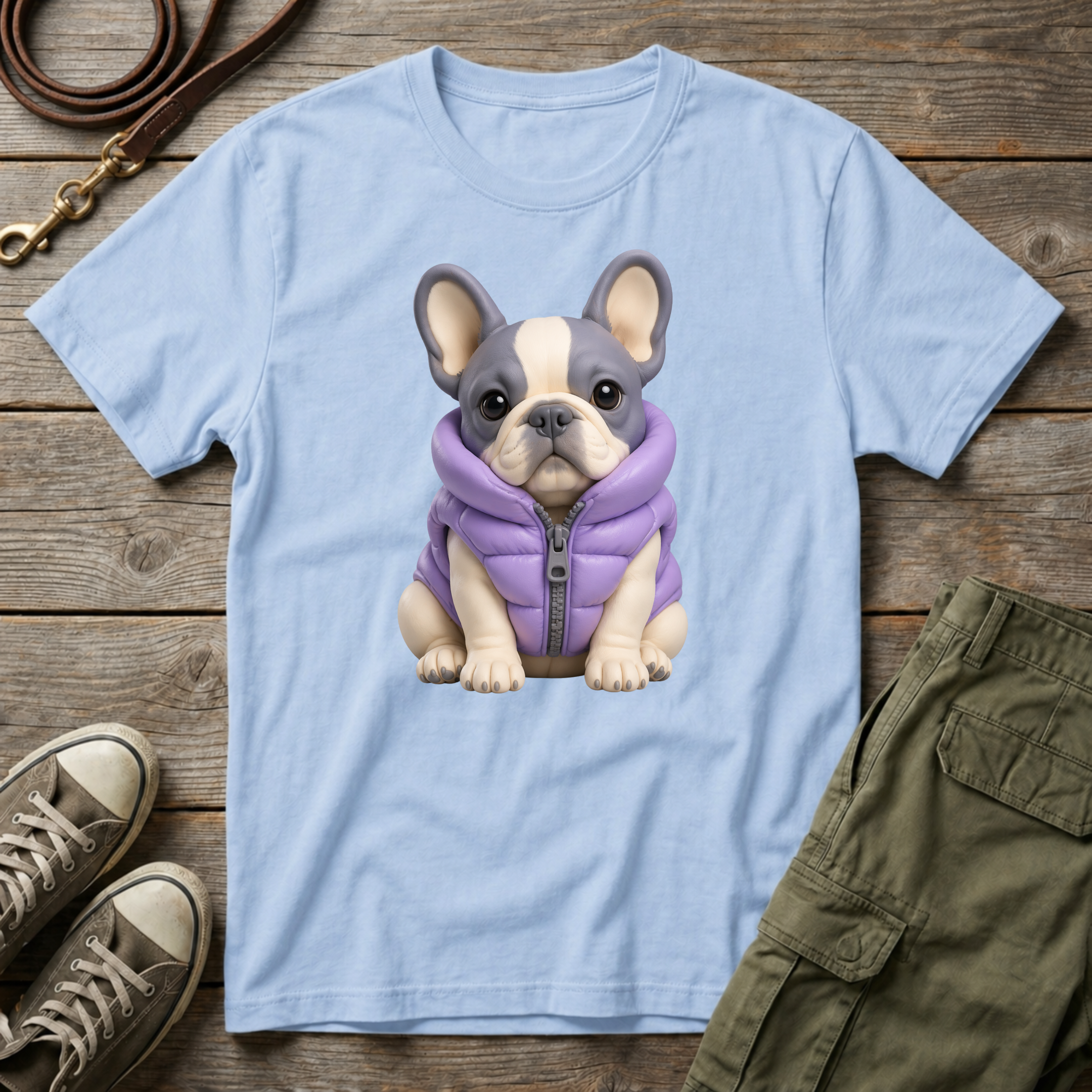 Frenchie Puffer T-Shirt