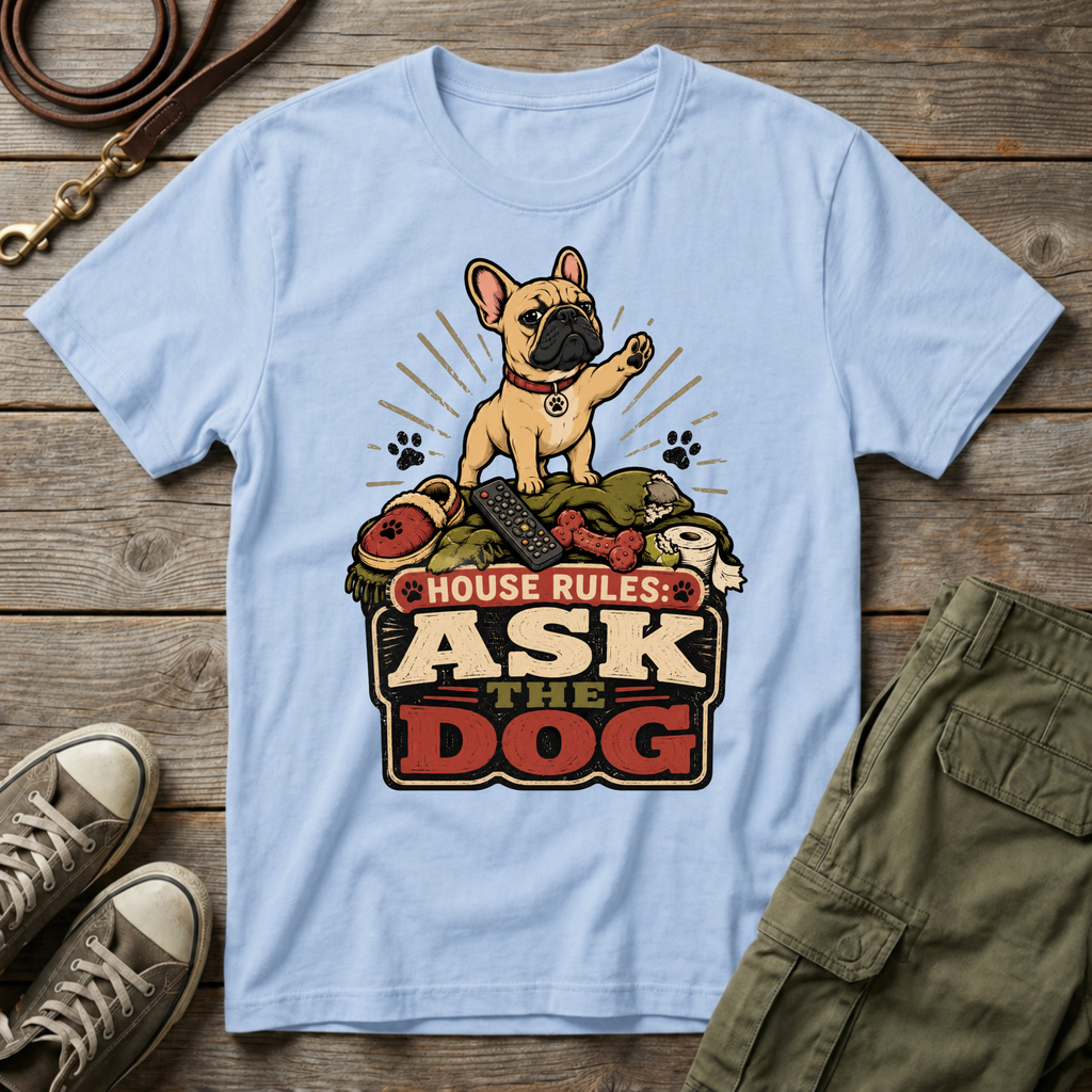 House Rules Ask The Dog T-Shirt