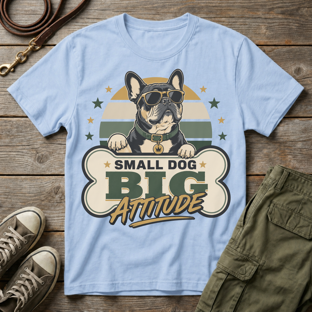 Frenchie Big Attitude T-Shirt