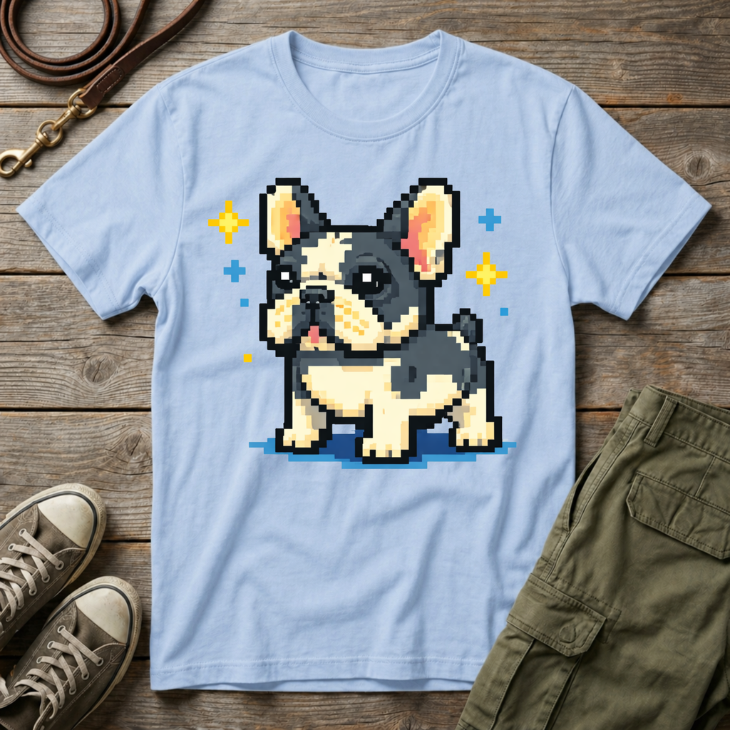 Pixelated Frenchie T-Shirt