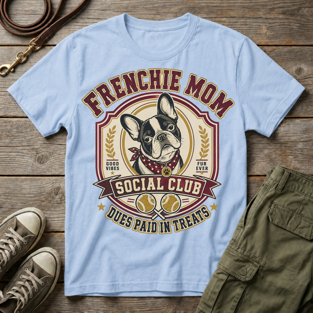 Frenchie Mom Social Club T-Shirt
