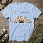 Frenchie Low Battery T-Shirt