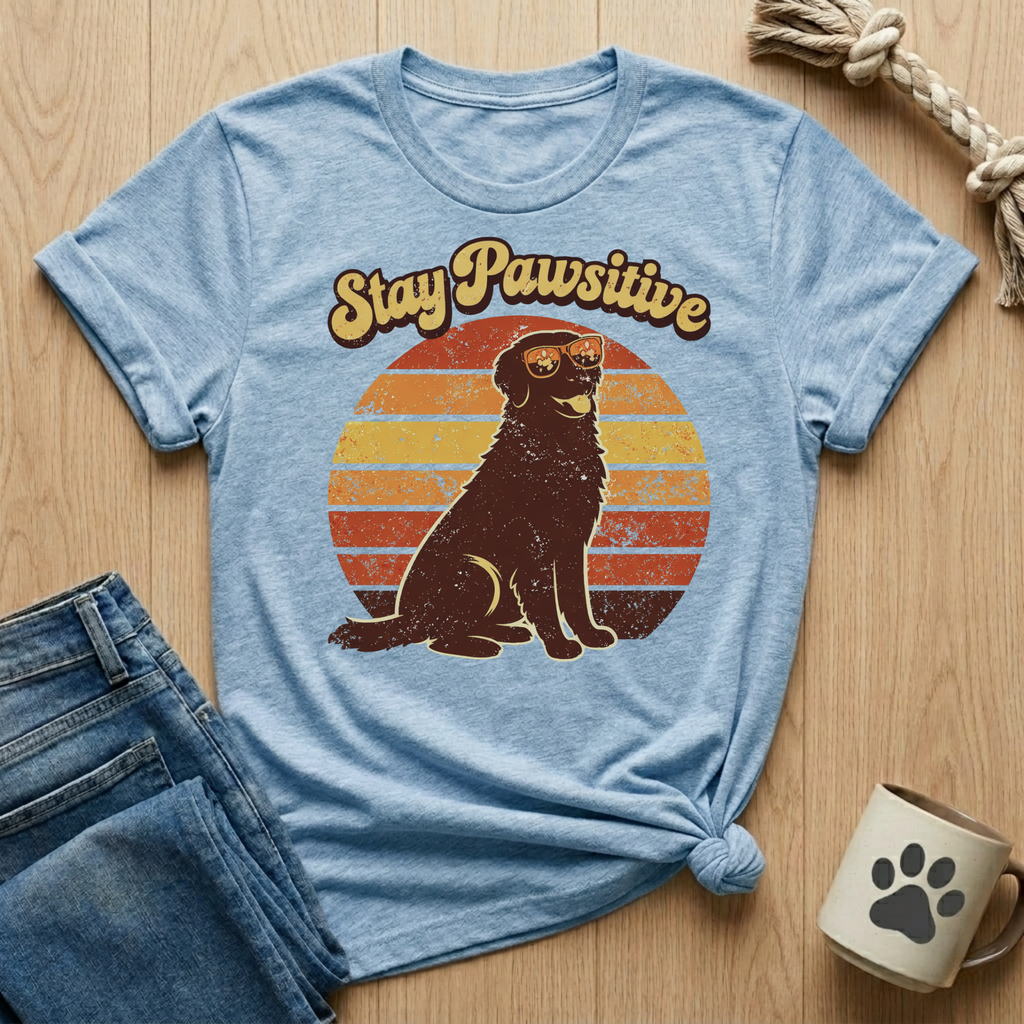 Stay Pawsitive T-Shirt