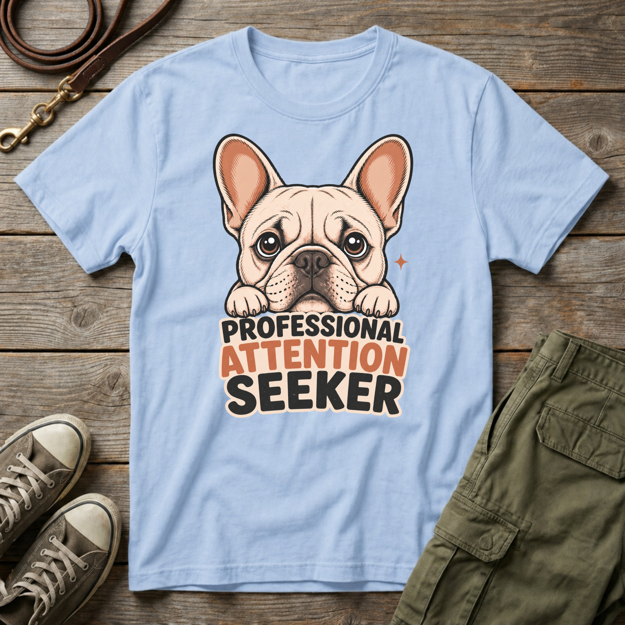 Frenchie Pro Attention Seeker T-Shirt