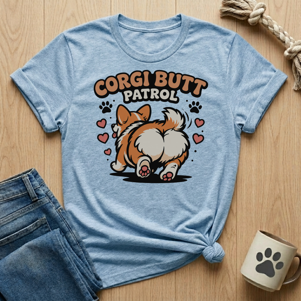 Corgi Butt Patrol T-Shirt