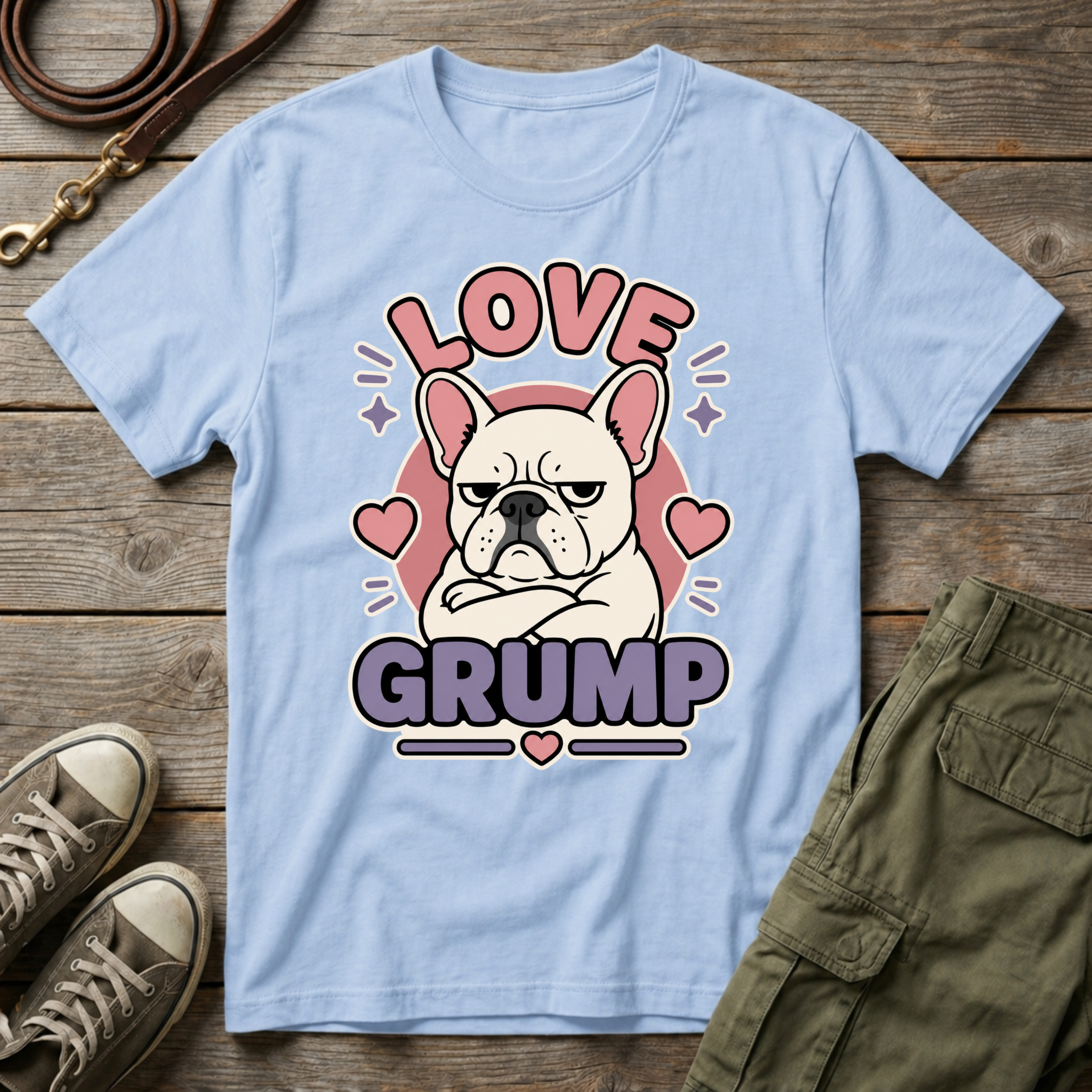 Frenchie Love Grump T-Shirt